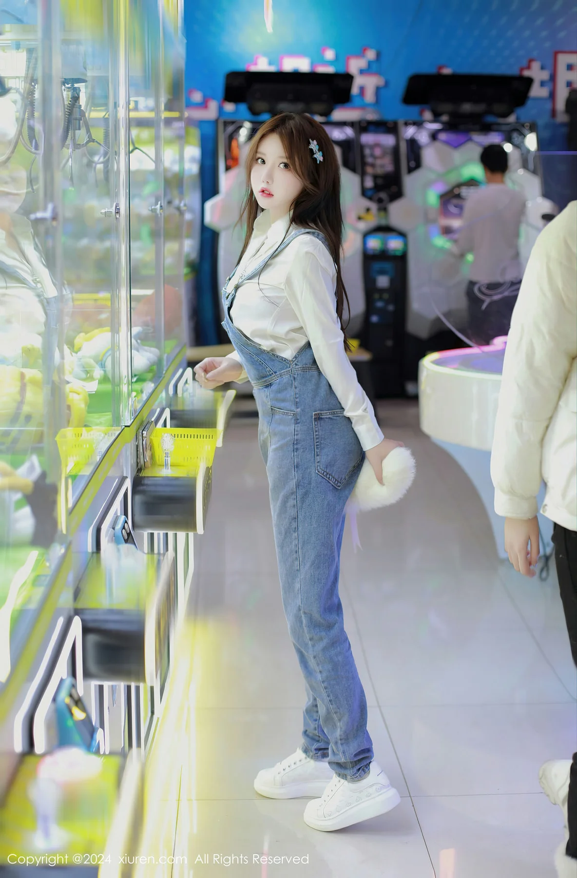 XiuRen 秀人 No.8087  小薯条nienie 电玩店场景拍摄性感写真11 - 3