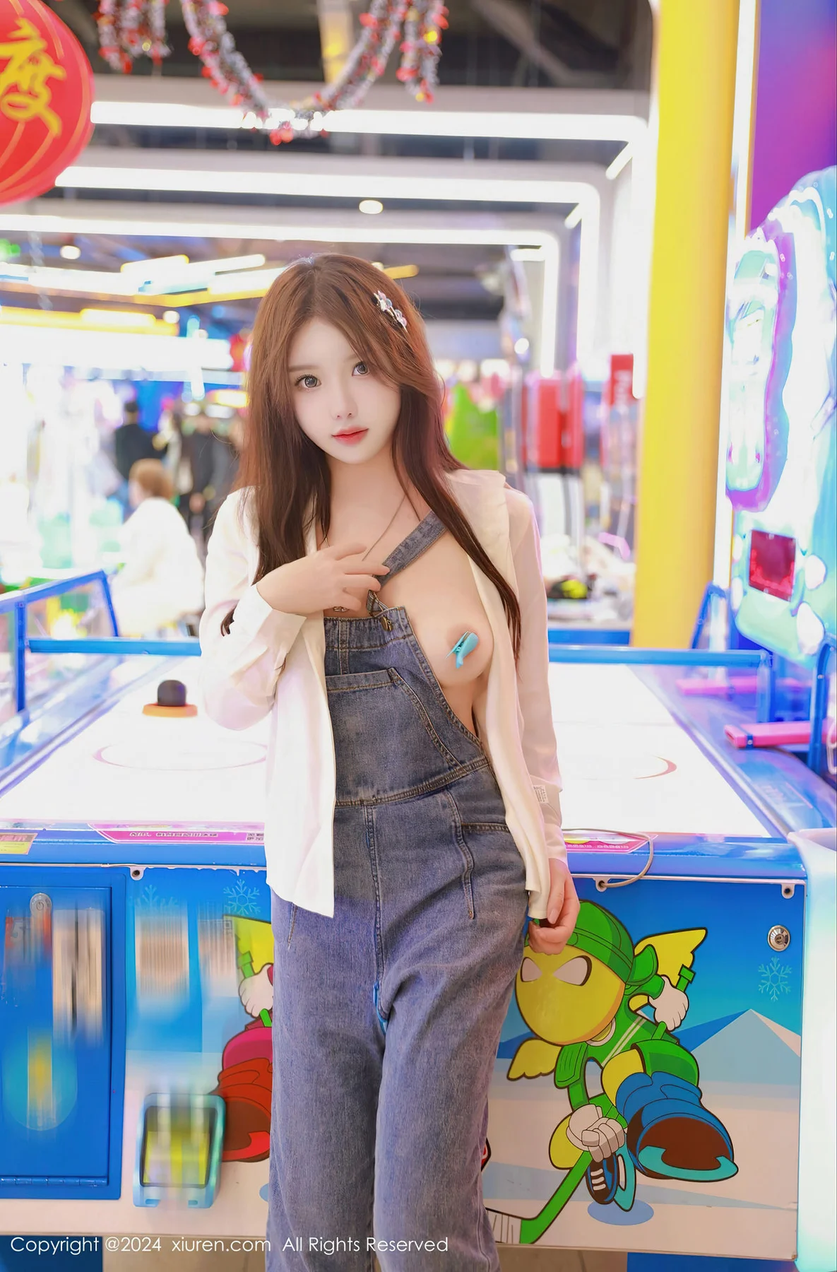 XiuRen 秀人 No.8087  小薯条nienie 电玩店场景拍摄性感写真11 - 6