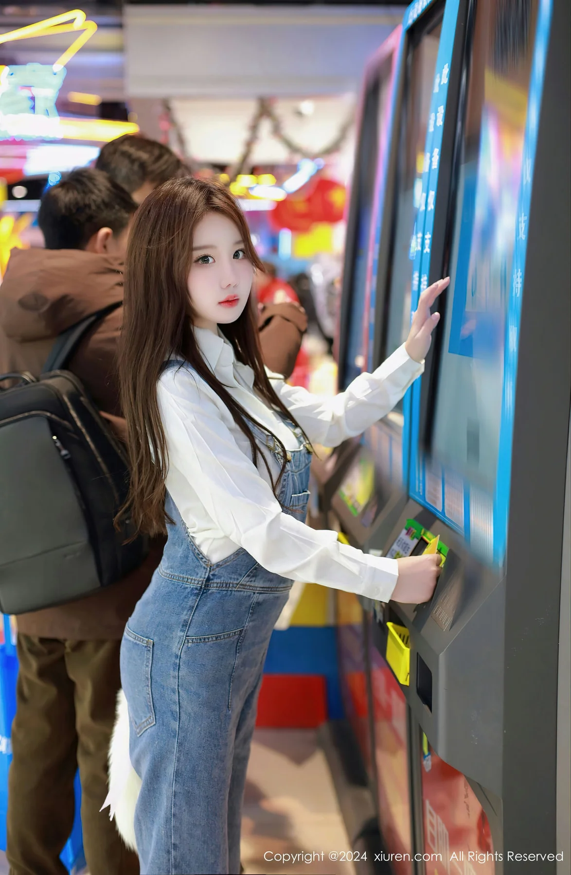 XiuRen 秀人 No.8087  小薯条nienie 电玩店场景拍摄性感写真11 - 8