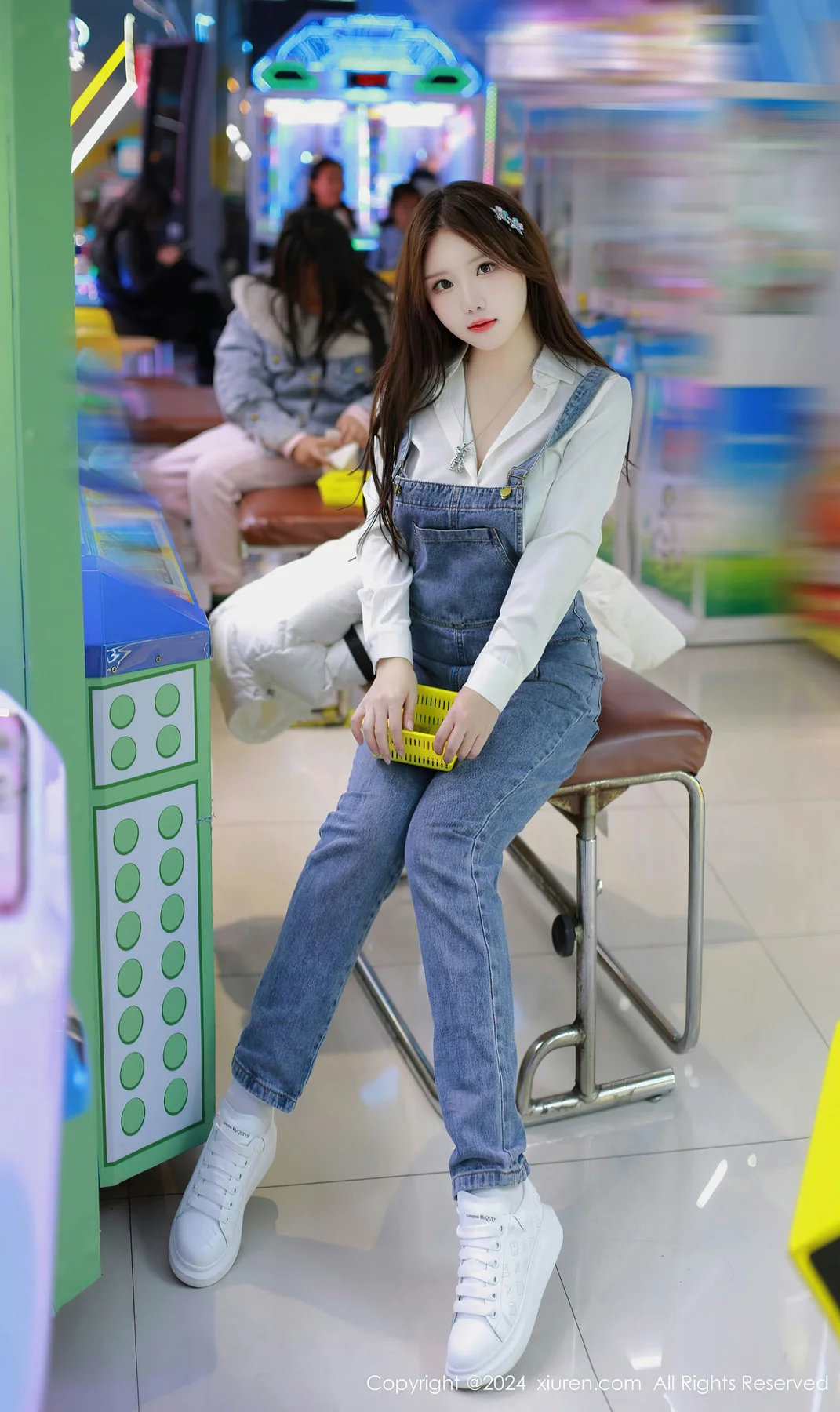 XiuRen 秀人 No.8087  小薯条nienie 电玩店场景拍摄性感写真11 - 4