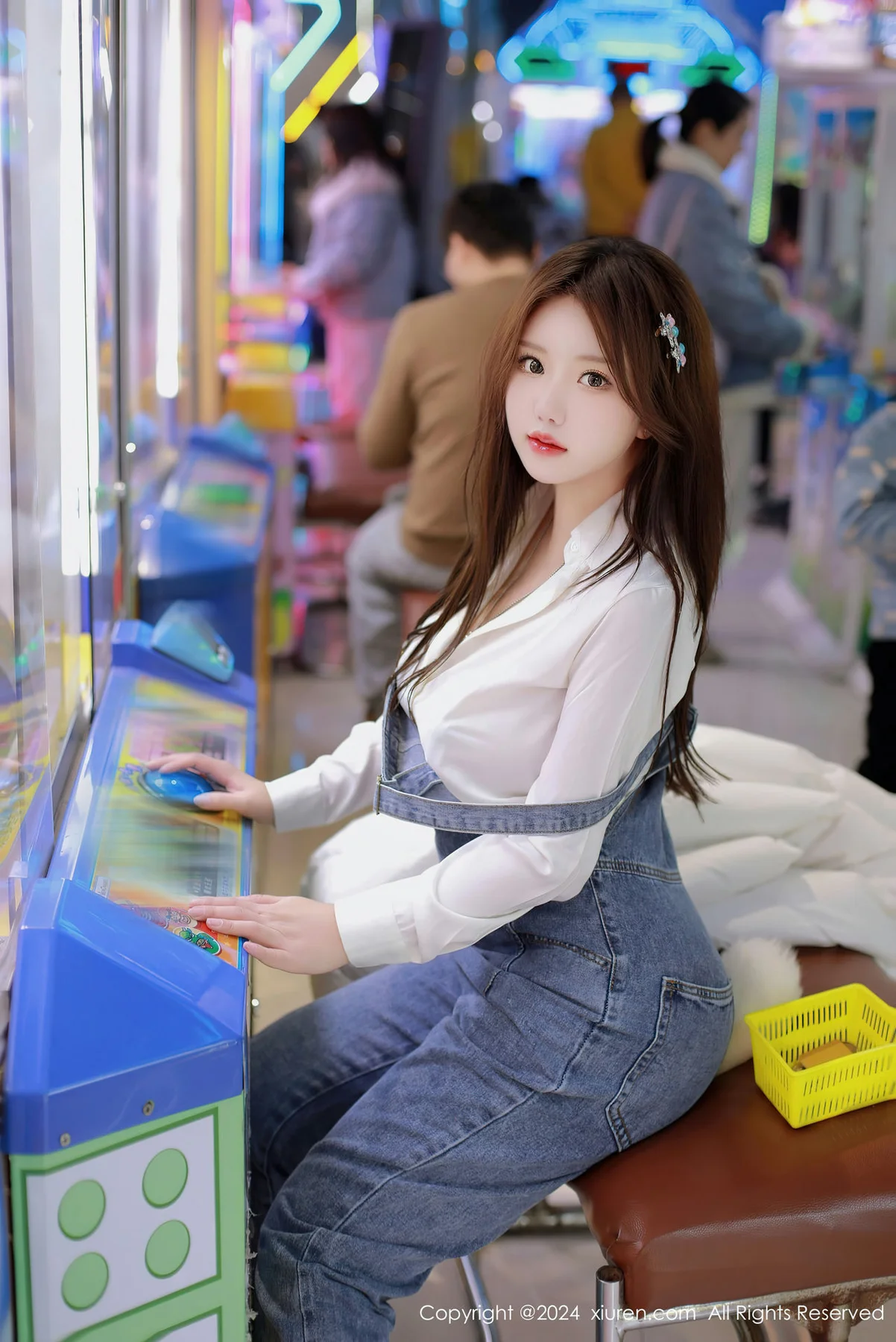 XiuRen 秀人 No.8087  小薯条nienie 电玩店场景拍摄性感写真11 - 7