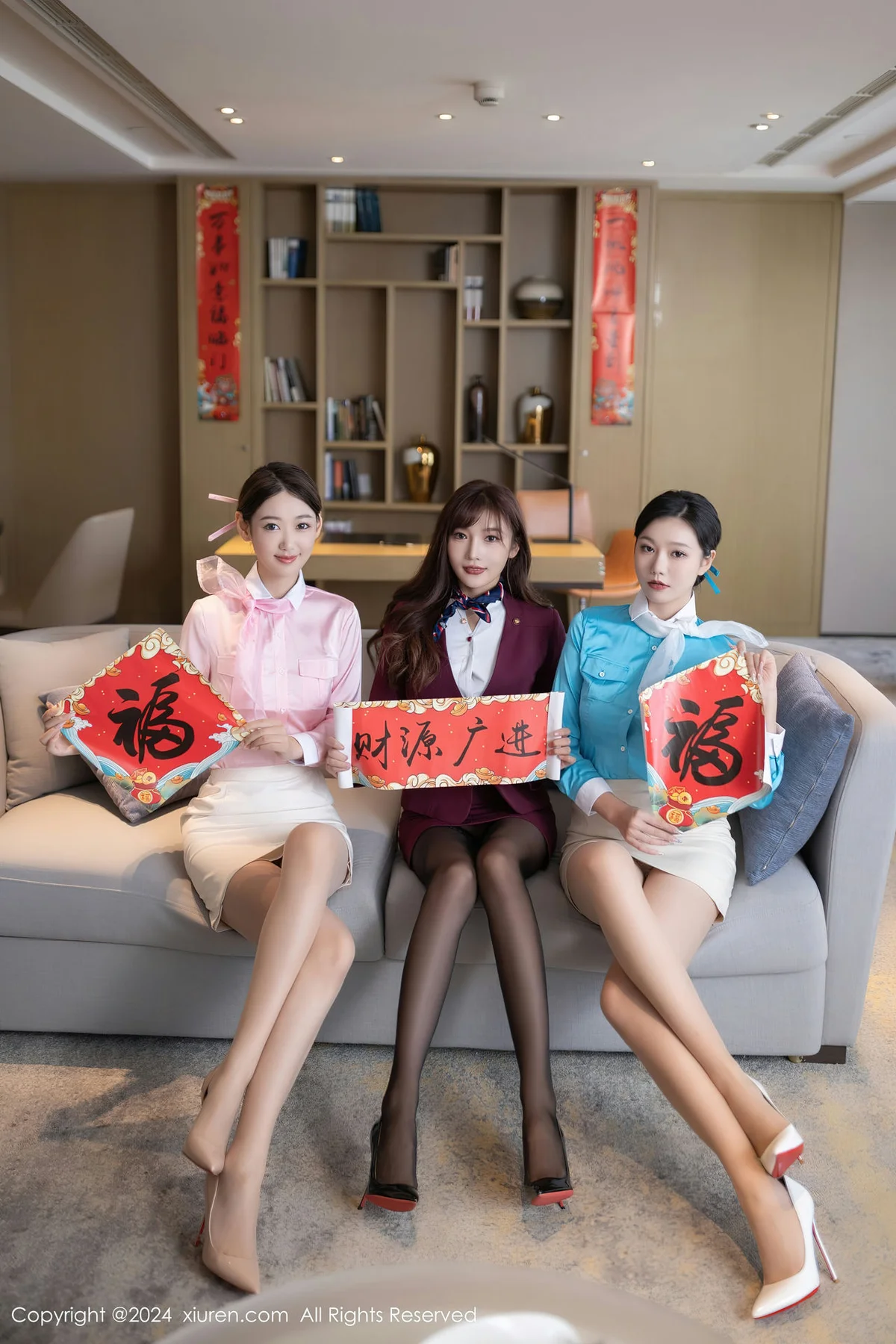 XiuRen 秀人 No.8088  陆萱萱、安然anran和唐安琪模特合集写真111 - 2