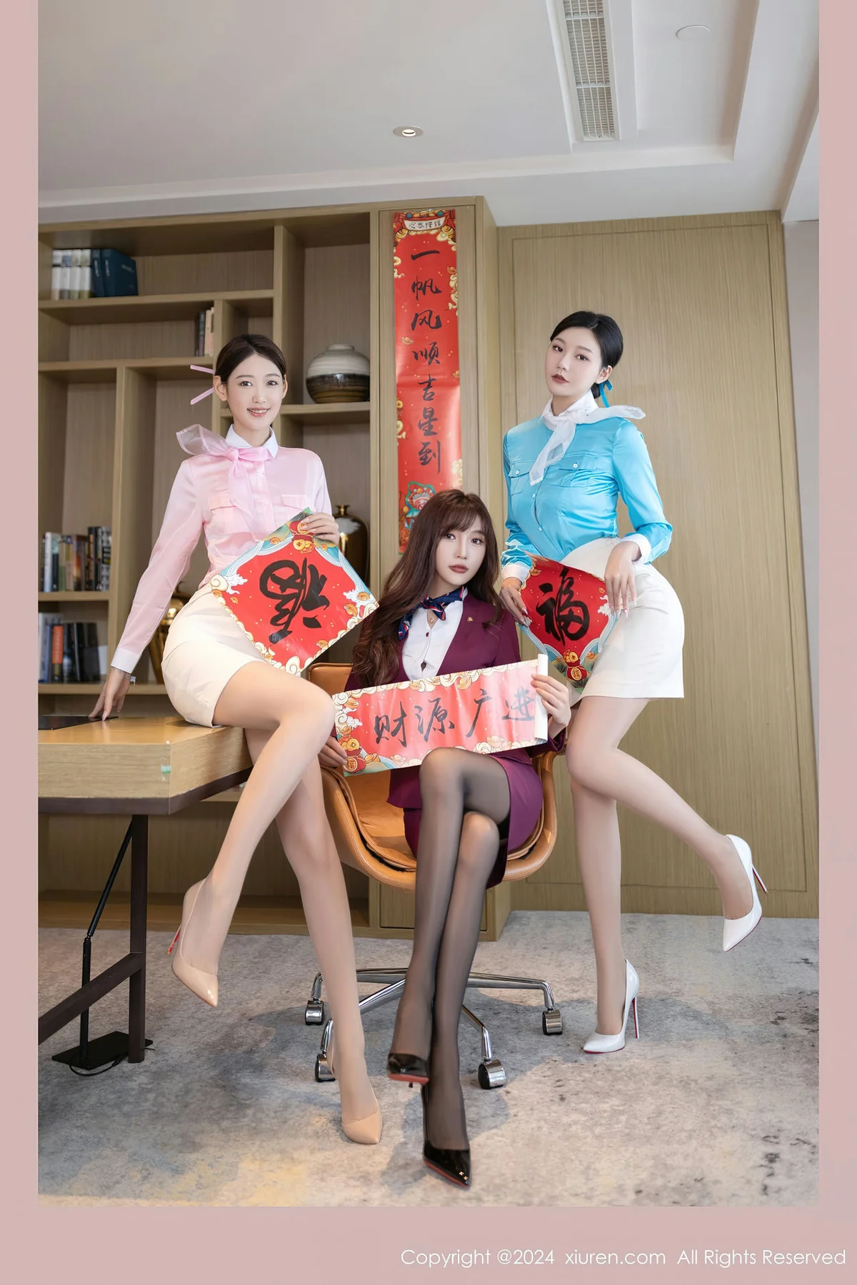 XiuRen 秀人 No.8088  陆萱萱、安然anran和唐安琪模特合集写真111 - 5