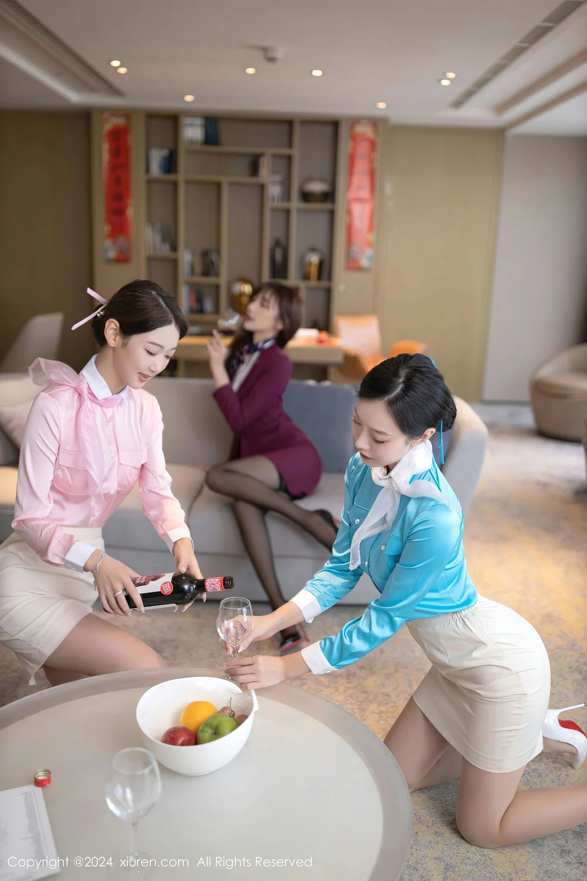 XiuRen 秀人 No.8088  陆萱萱、安然anran和唐安琪模特合集写真111 - 7