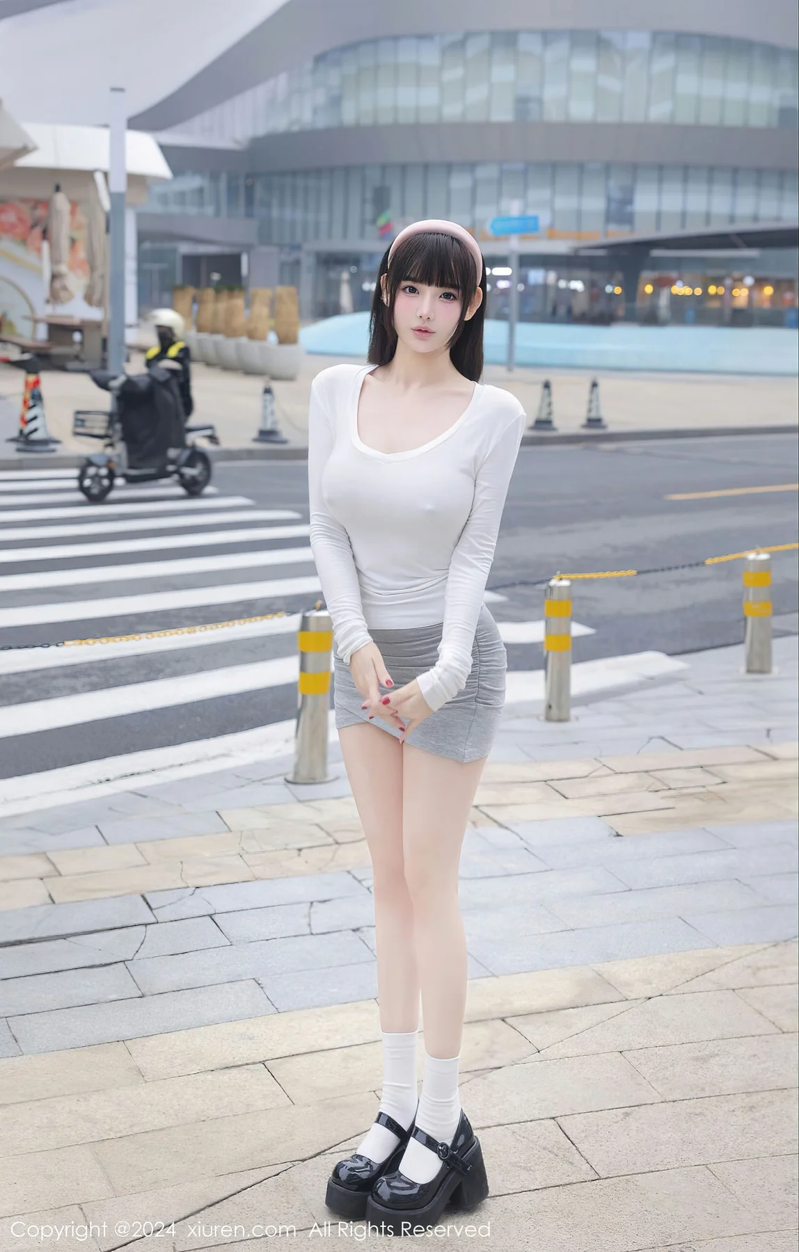 XiuRen 秀人 No.8089  李可可 白色轻透上衣性感写真33 - 1