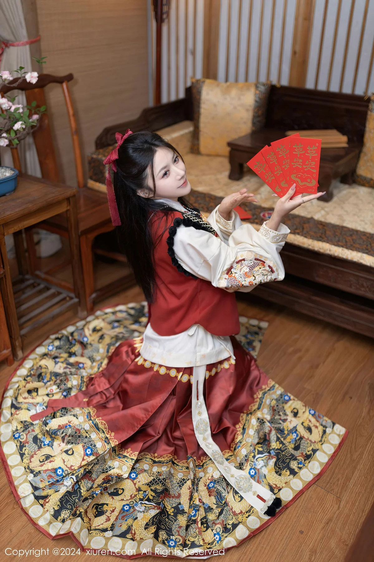 XiuRen 秀人 No.8095  鱼子酱Fish 贺新春主题性感写真11 - 3