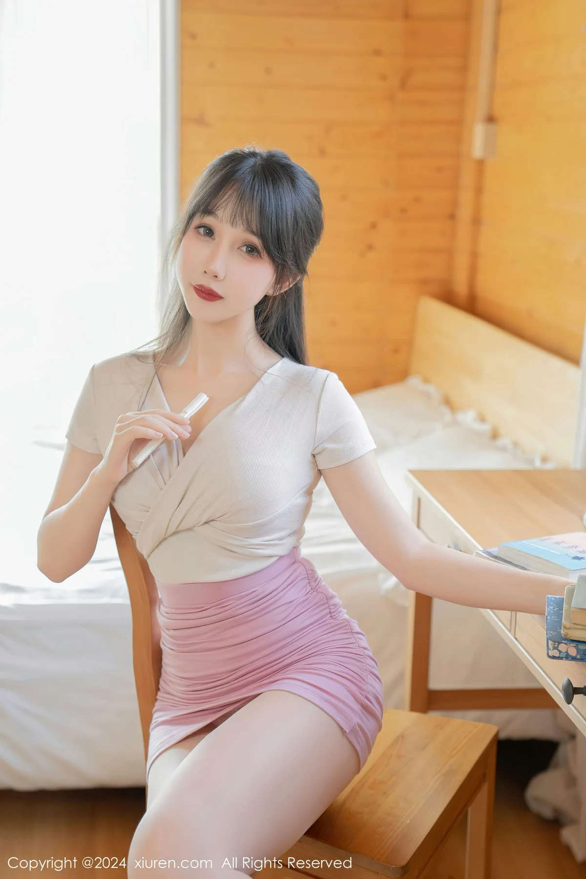 XiuRen 秀人 No.8112  波巧酱 家庭教师性感写真33 - 10