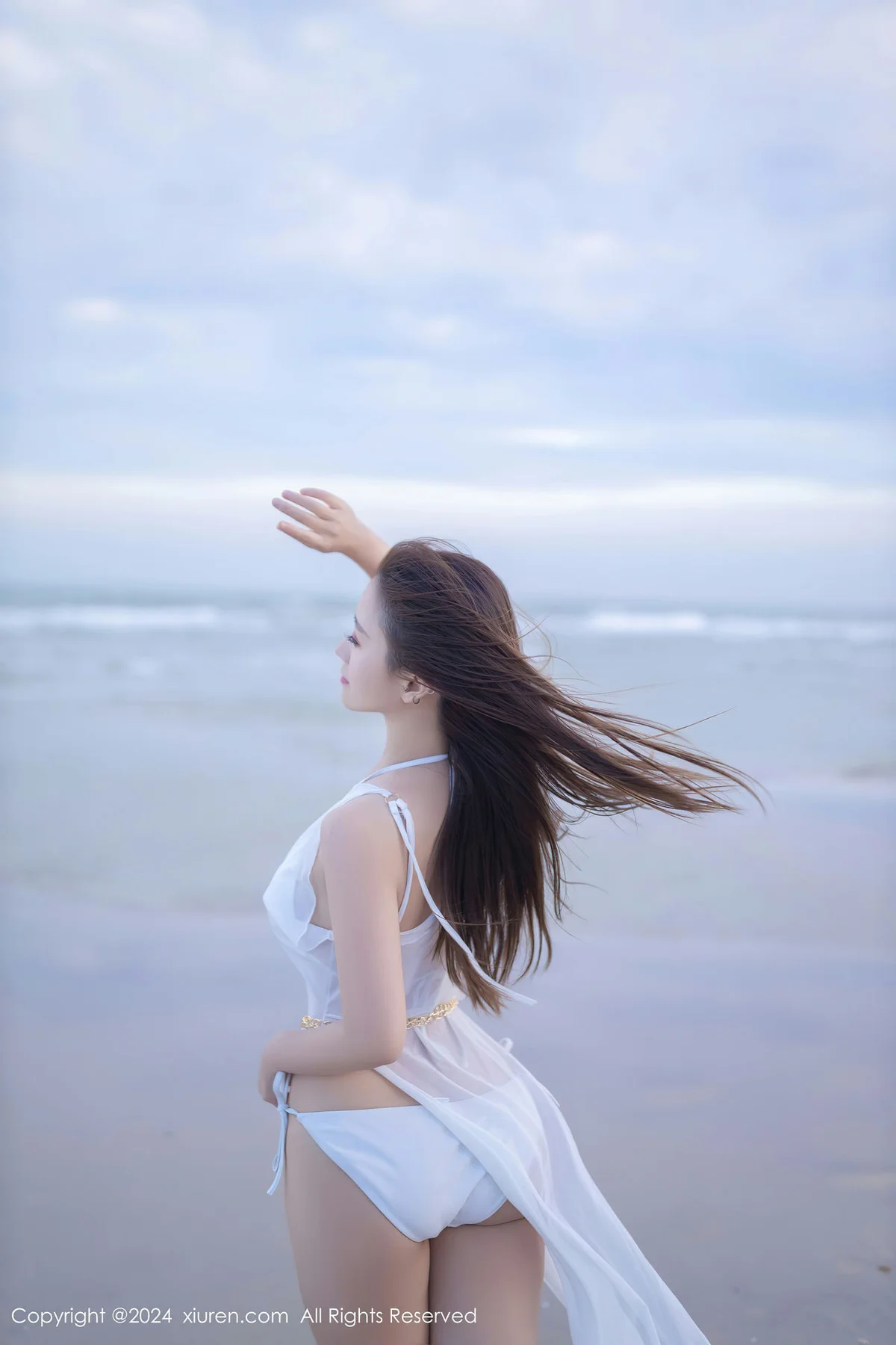 XiuRen 秀人 No.8123  杏子Yada 白色比基尼泰国旅拍 - 8