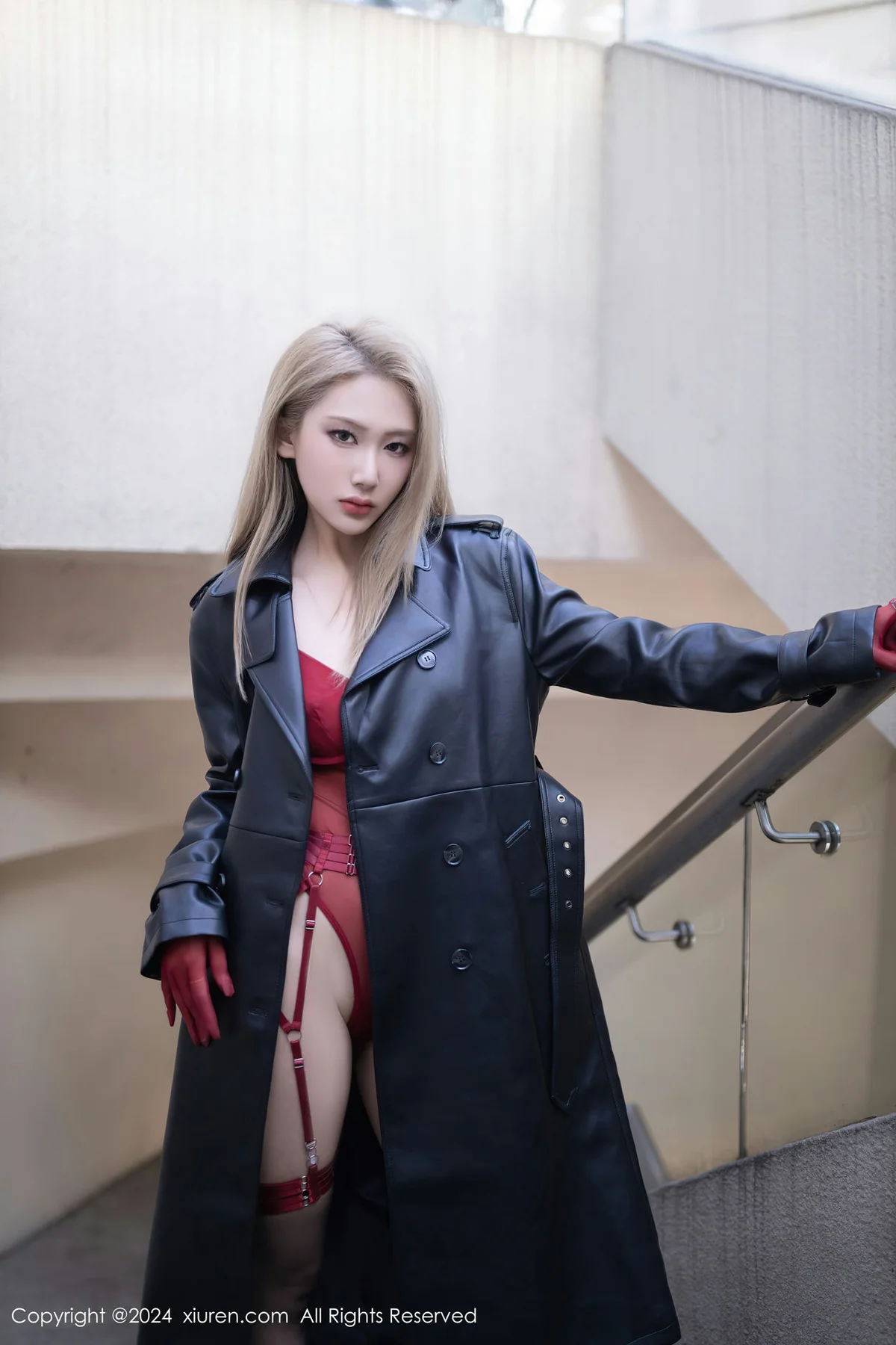 XiuRen 秀人 No.8124  沈青黛 性感诱人黑丝性感写真 - 2