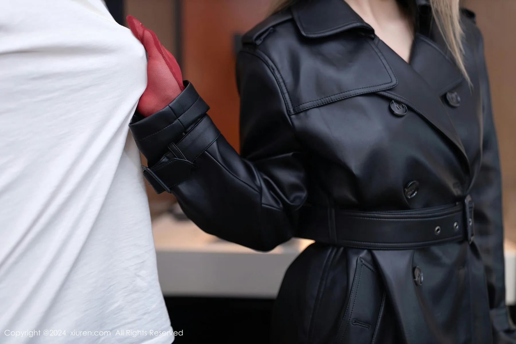 XiuRen 秀人 No.8124  沈青黛 性感诱人黑丝性感写真 - 3