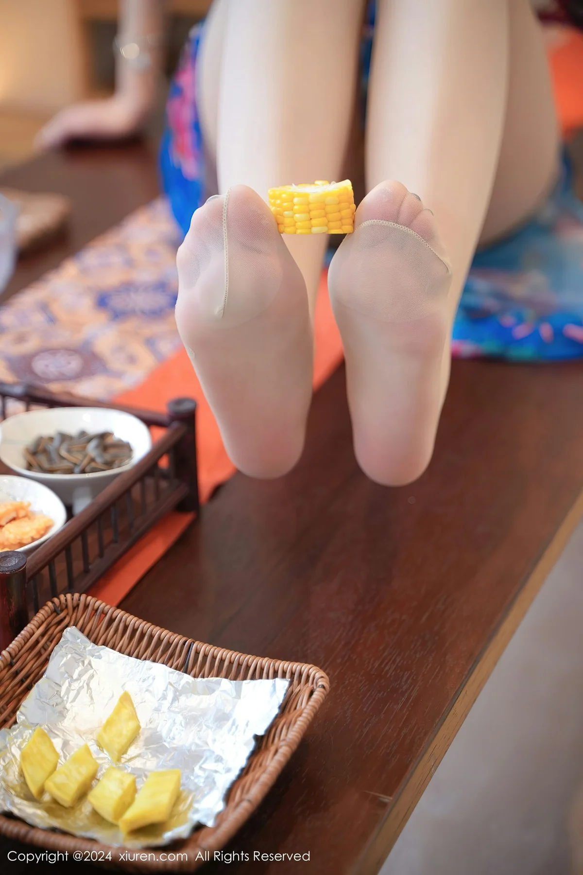 XiuRen 秀人 No.8127  Carol周妍希 蓝色旗袍性感写真33 - 5