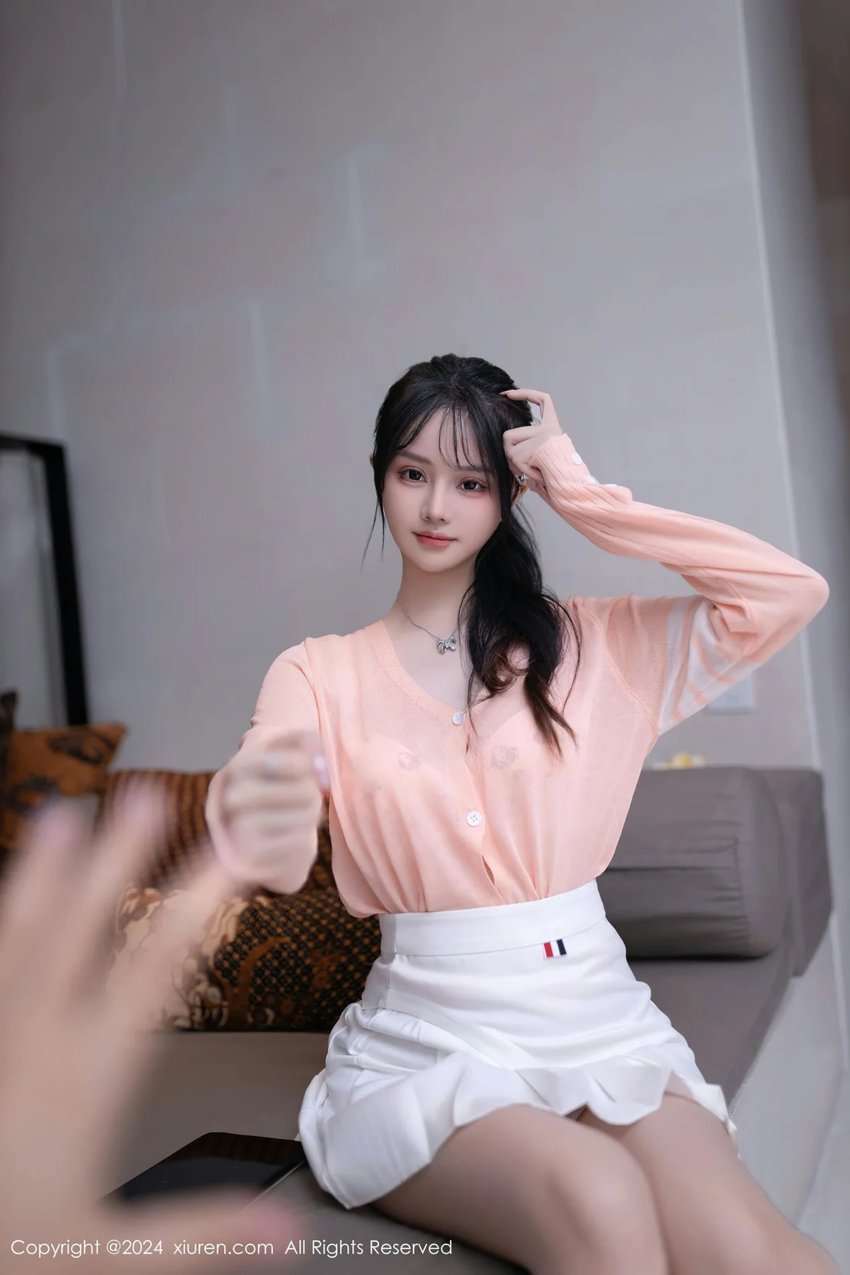 XiuRen 秀人 No.8138  幼幼 粉色上衣性感写真111 - 8