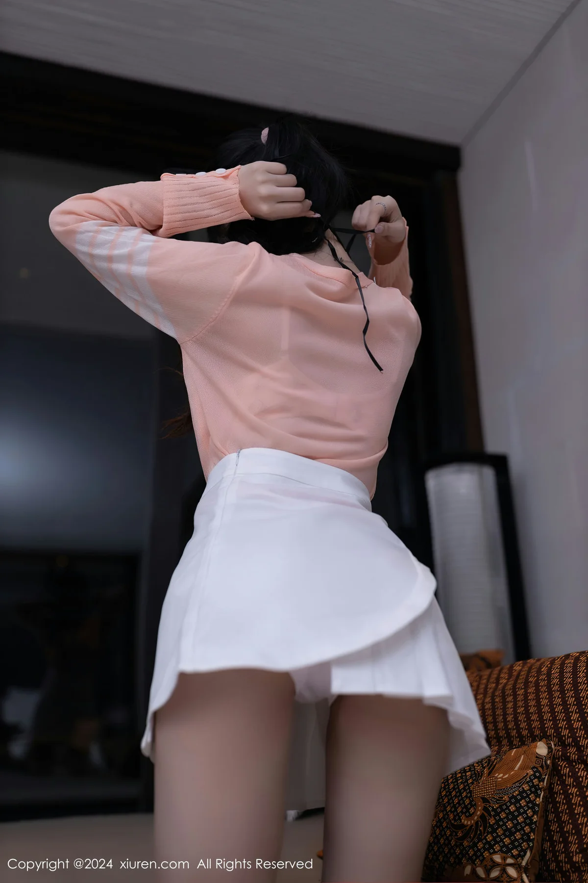 XiuRen 秀人 No.8138  幼幼 粉色上衣性感写真111 - 4