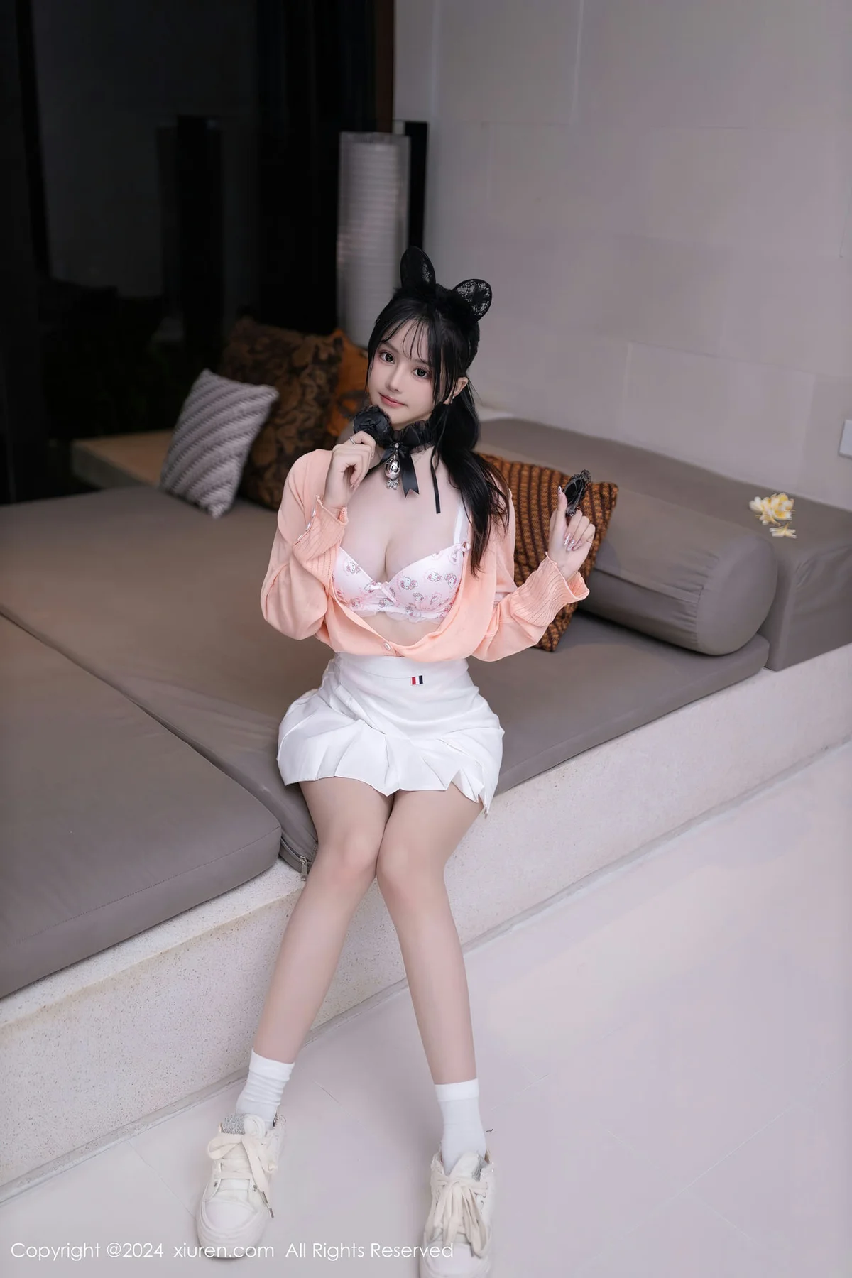 XiuRen 秀人 No.8138  幼幼 粉色上衣性感写真111 - 9