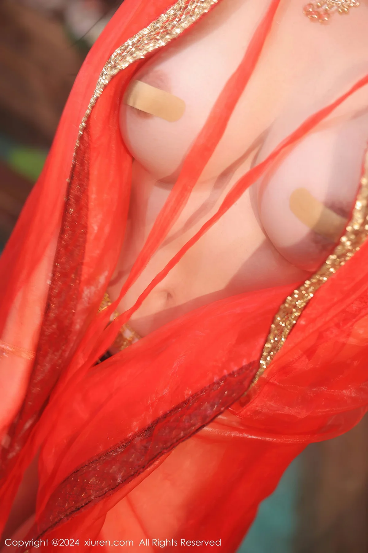 XiuRen 秀人 No.8146  小薯条nienie 红色古装性感写真1 - 4