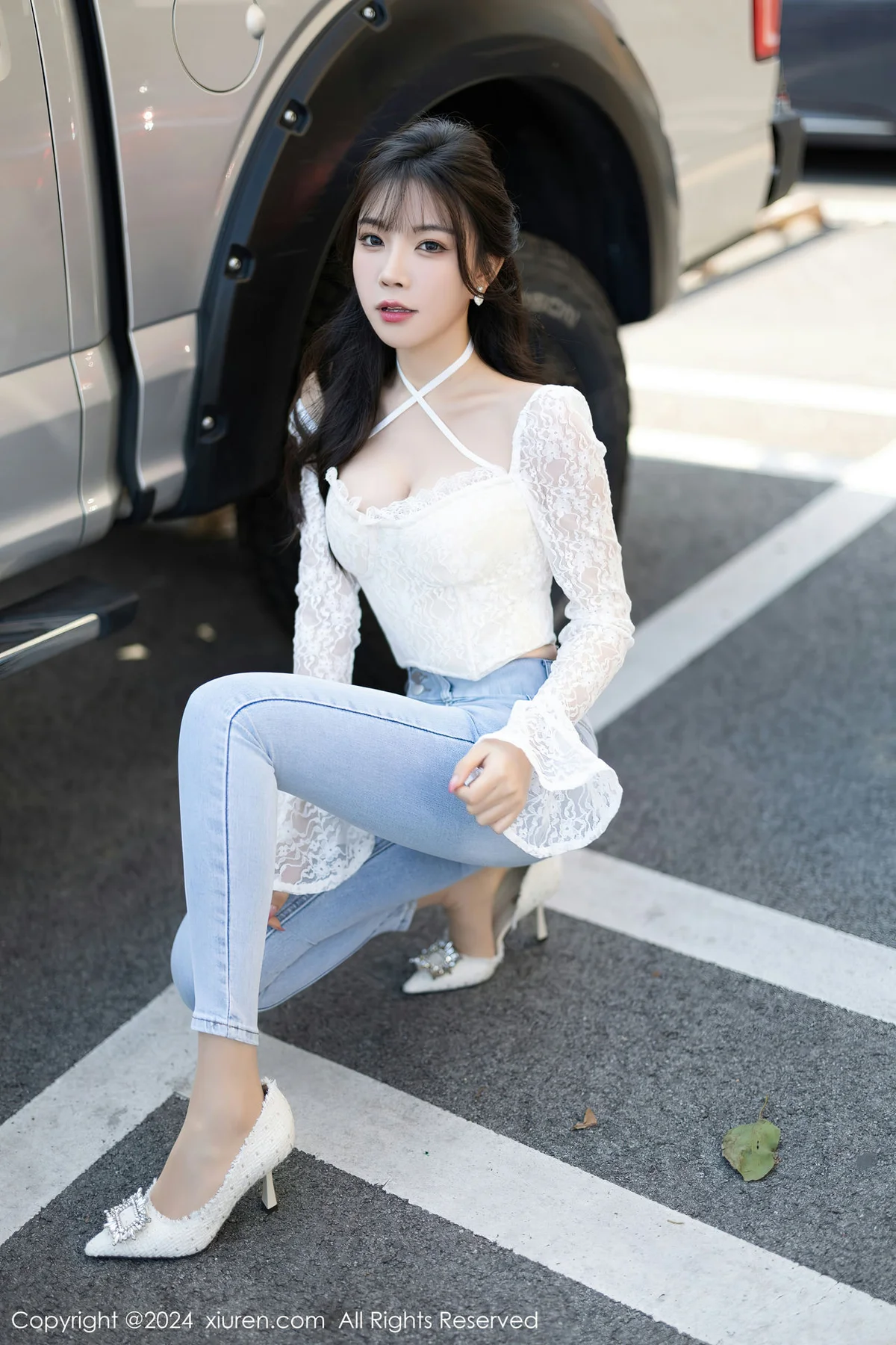 XiuRen 秀人 No.8147  徐莉芝Booty 黑色薄纱情趣性感写真2 - 4