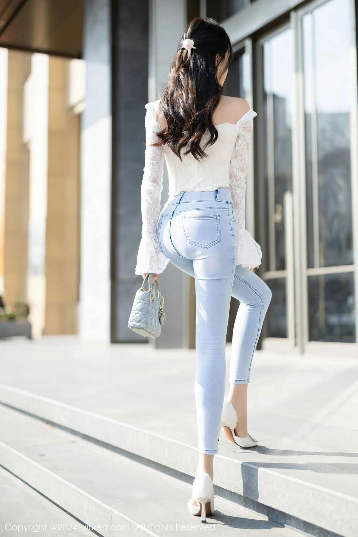 XiuRen 秀人 No.8147  徐莉芝Booty 黑色薄纱情趣性感写真2 - 6