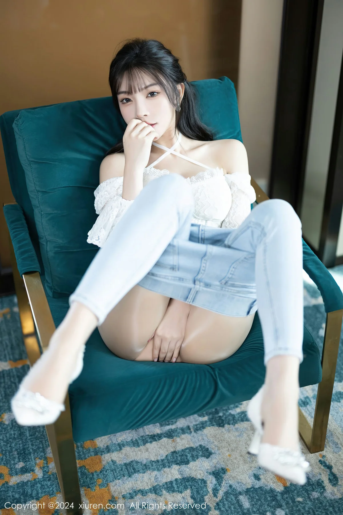 XiuRen 秀人 No.8147  徐莉芝Booty 黑色薄纱情趣性感写真2 - 9