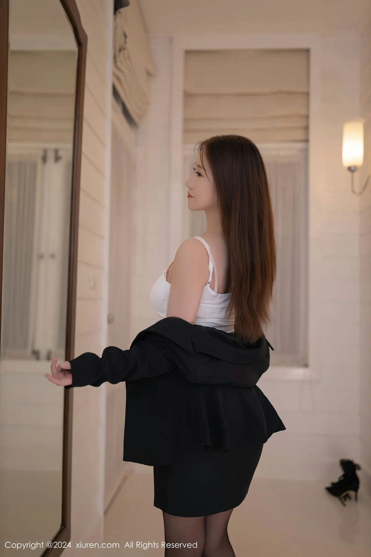 XiuRen 秀人 No.8151  杏子Yada 白色轻透服饰泰国旅拍11 - 6