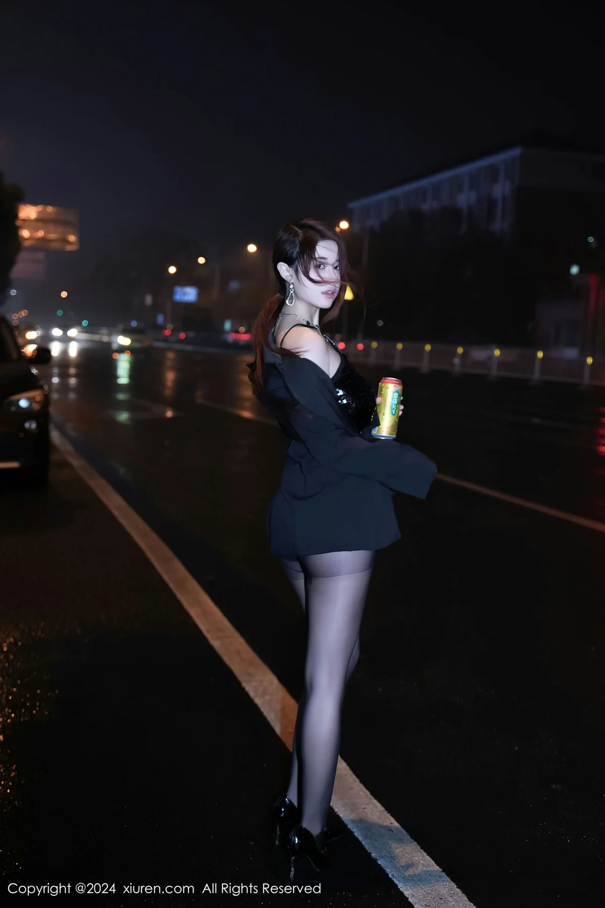 XiuRen 秀人 No.8199  美七 Mia 魅惑黑丝性感写真1 - 9