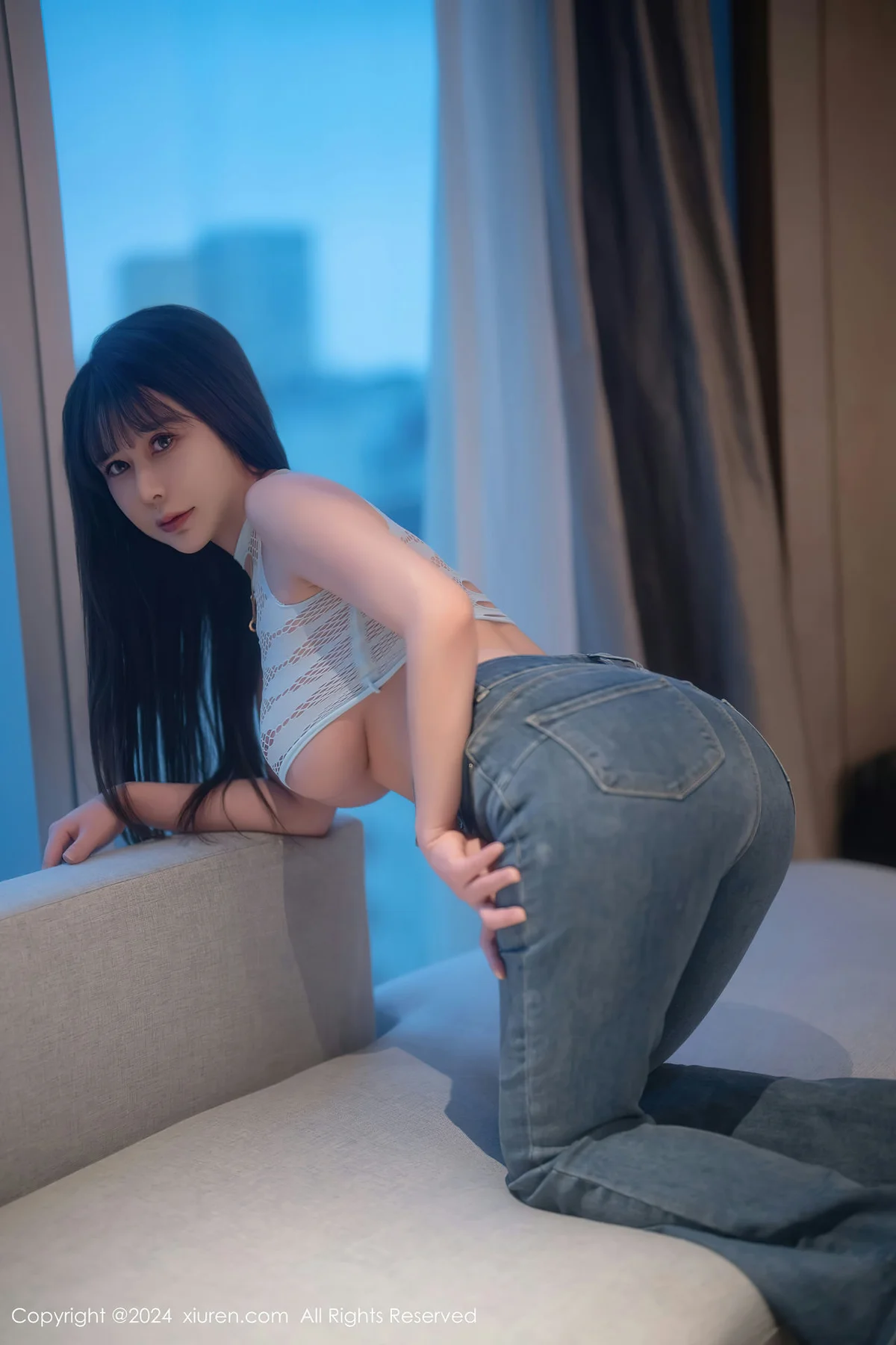 XiuRen 秀人 No.8213  苏可er 白色情趣服饰性感写真 - 2