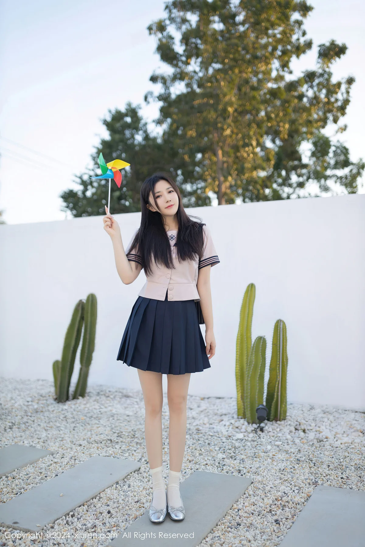 XiuRen 秀人 No.8244  鱼子酱Fish 性感JK制服泰国旅拍11 - 2