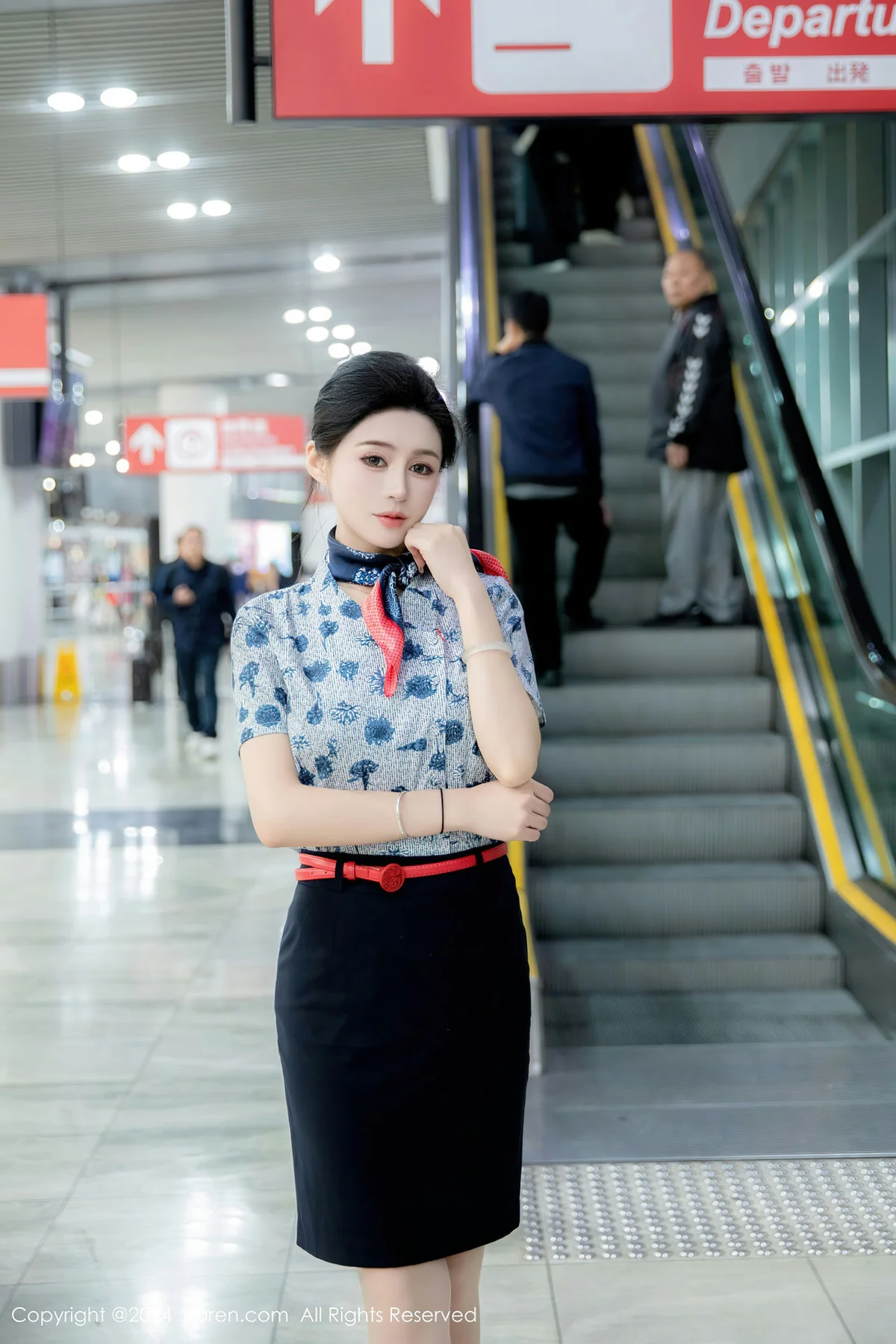 XiuRen 秀人 No.8248  林幼一 空姐制服澳门旅拍1 - 3