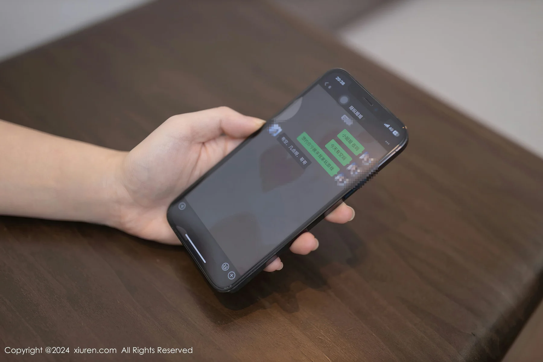 XiuRen 秀人 No.8264  杏子Yada 感紫灰色蕾丝内衣性感写真33 - 3
