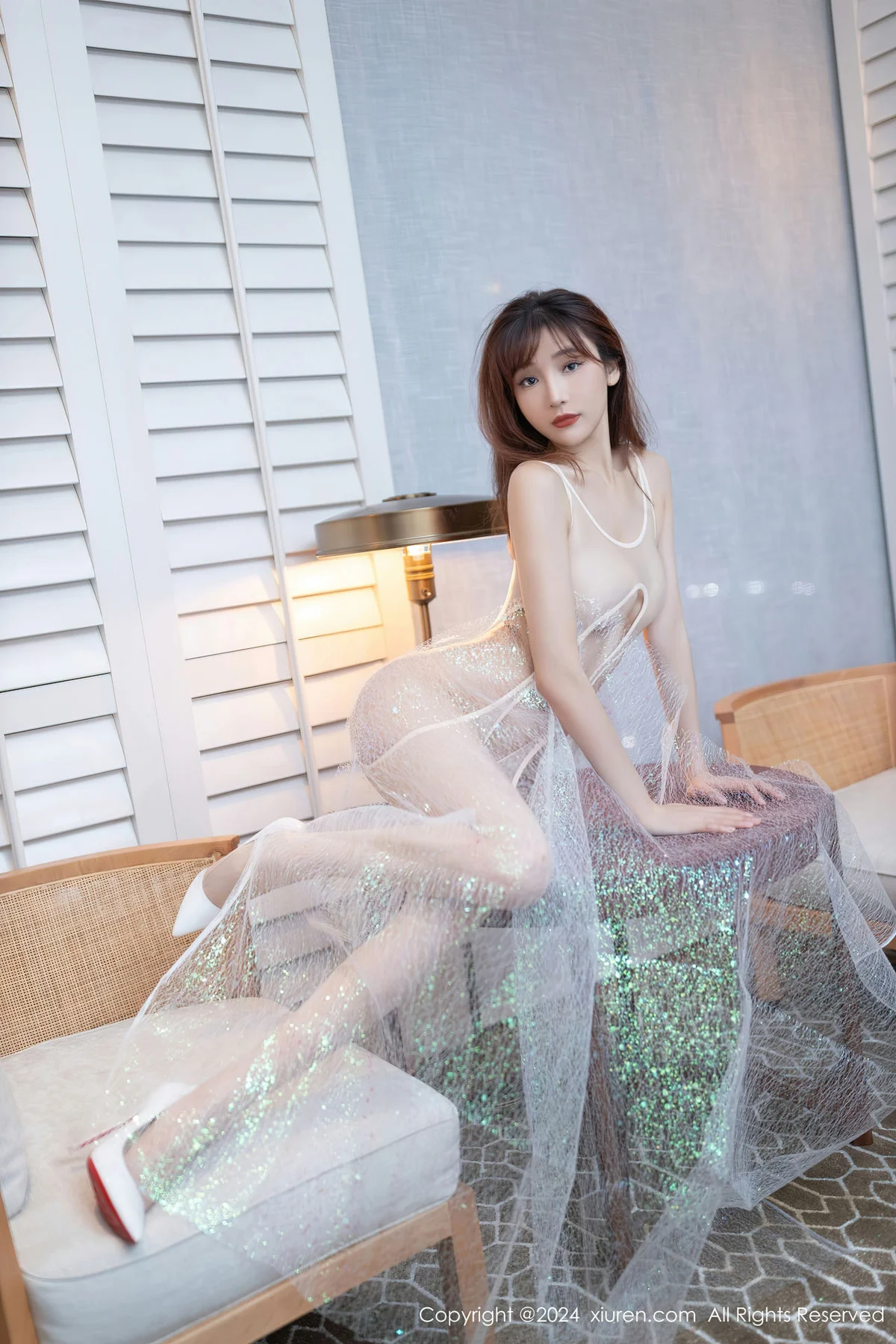 XiuRen 秀人 No.8271  陆萱萱 透视薄纱性感写真11 - 4