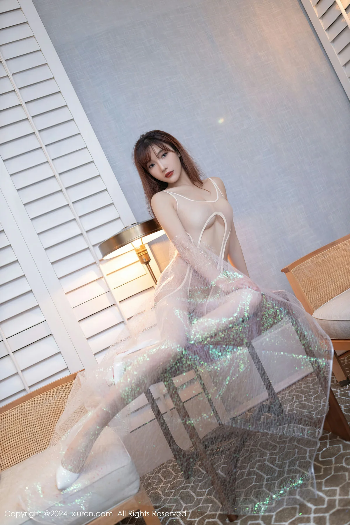 XiuRen 秀人 No.8271  陆萱萱 透视薄纱性感写真11 - 7