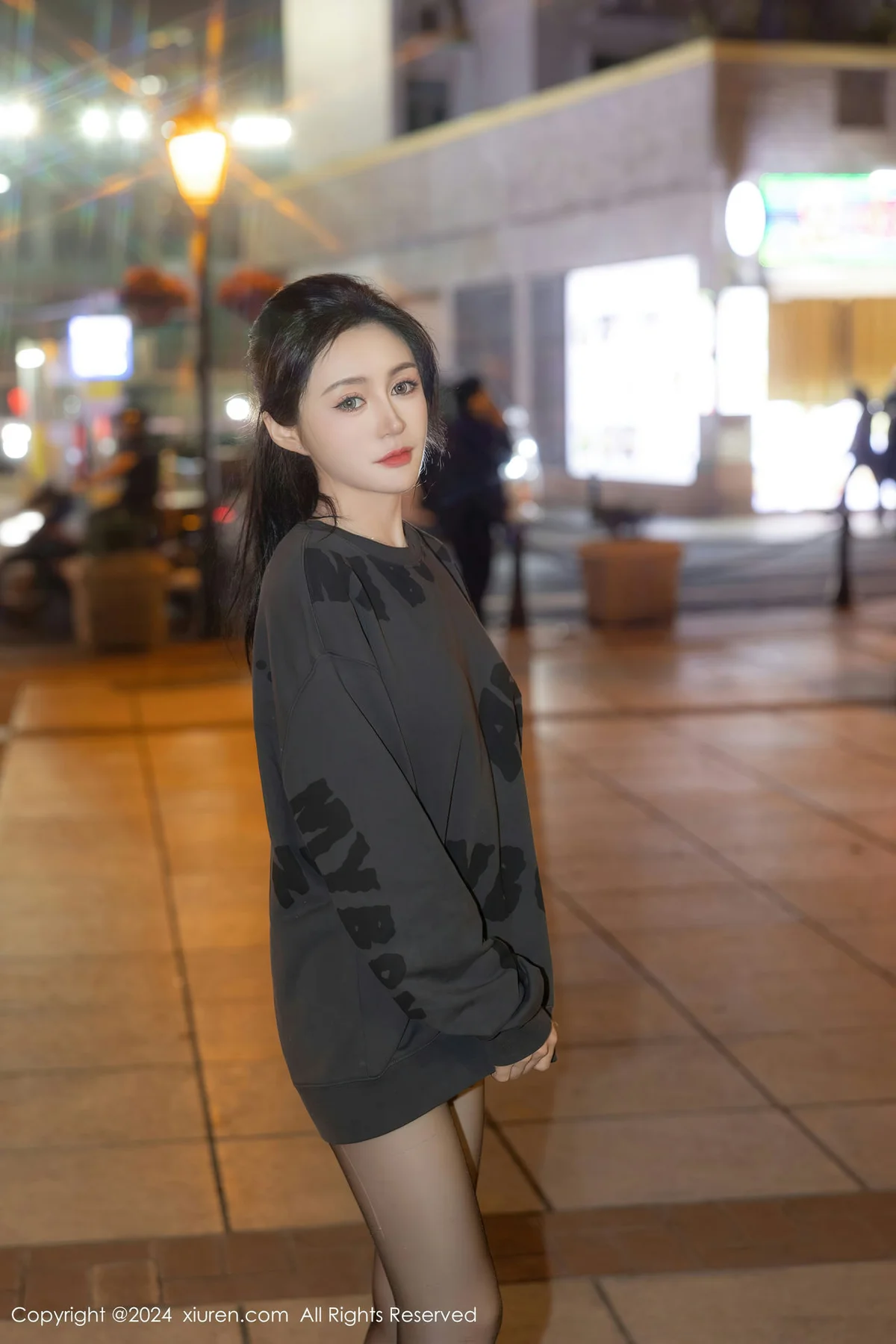 XiuRen 秀人 No.8285  林幼一 灰色卫衣澳门旅拍22 - 1