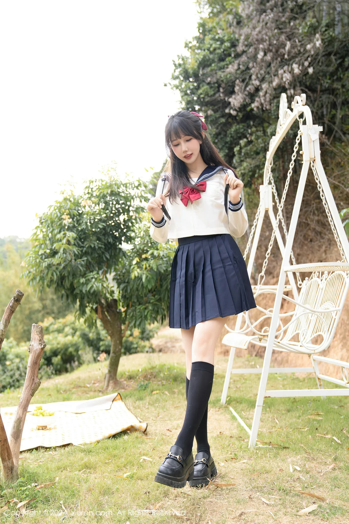 XiuRen 秀人 No.8365 波巧酱 初恋小学妹长白山旅拍 - 1