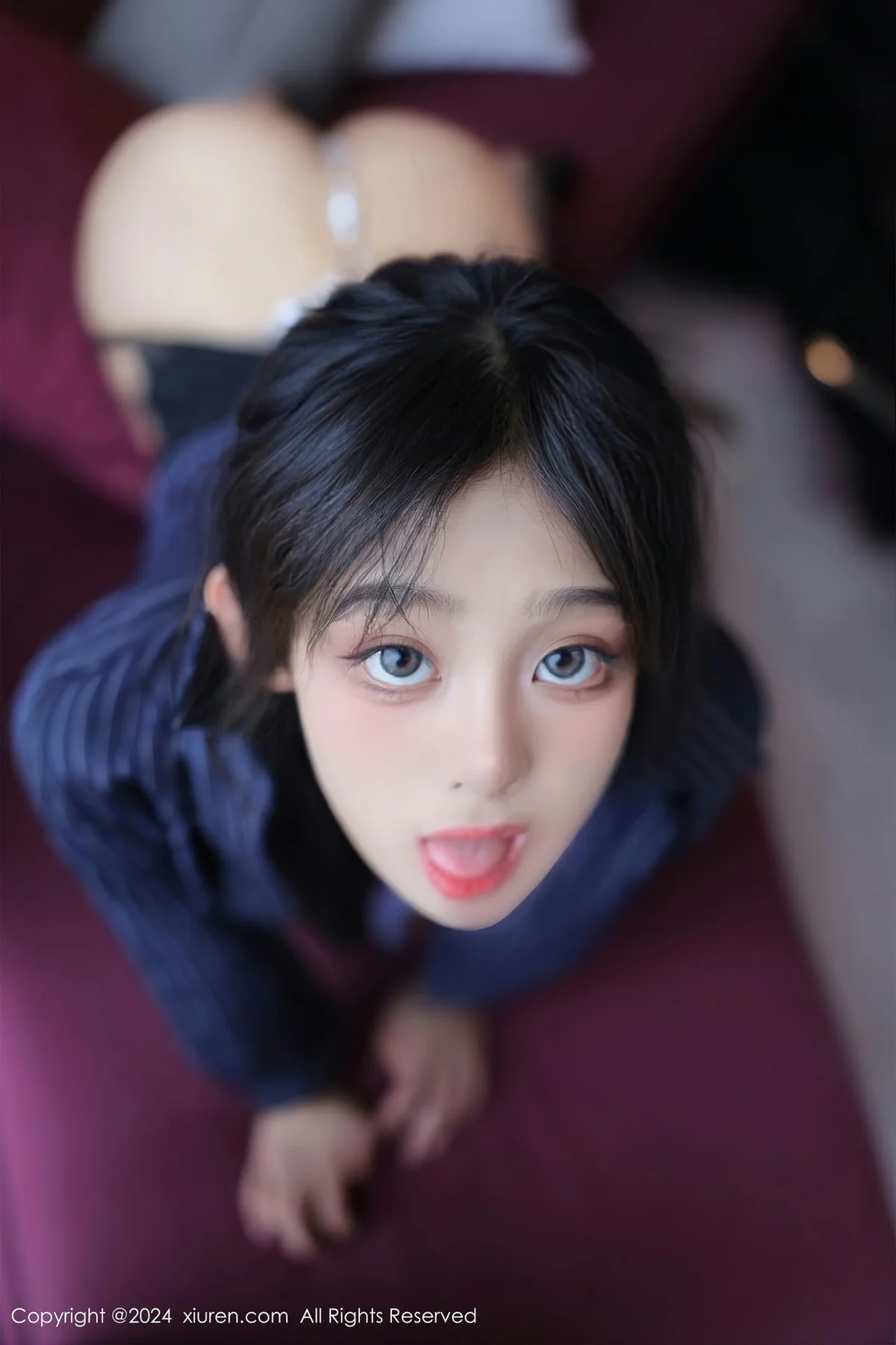 XiuRen 秀人 No.8373 王心悦 蓝色OL服饰性感写真11 - 7