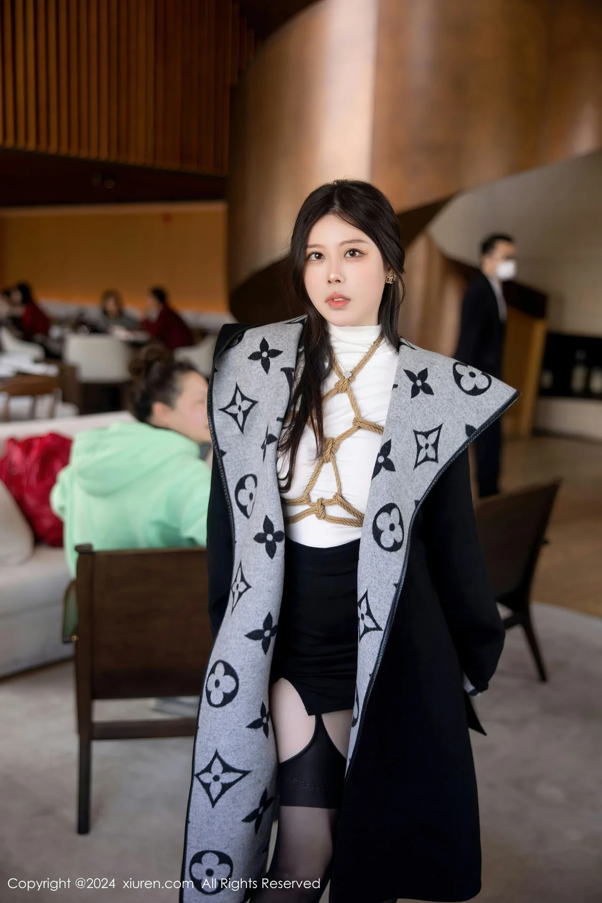 XiuRen 秀人 No.8390 白茹雪 白色轻透上衣性感写真111 - 2