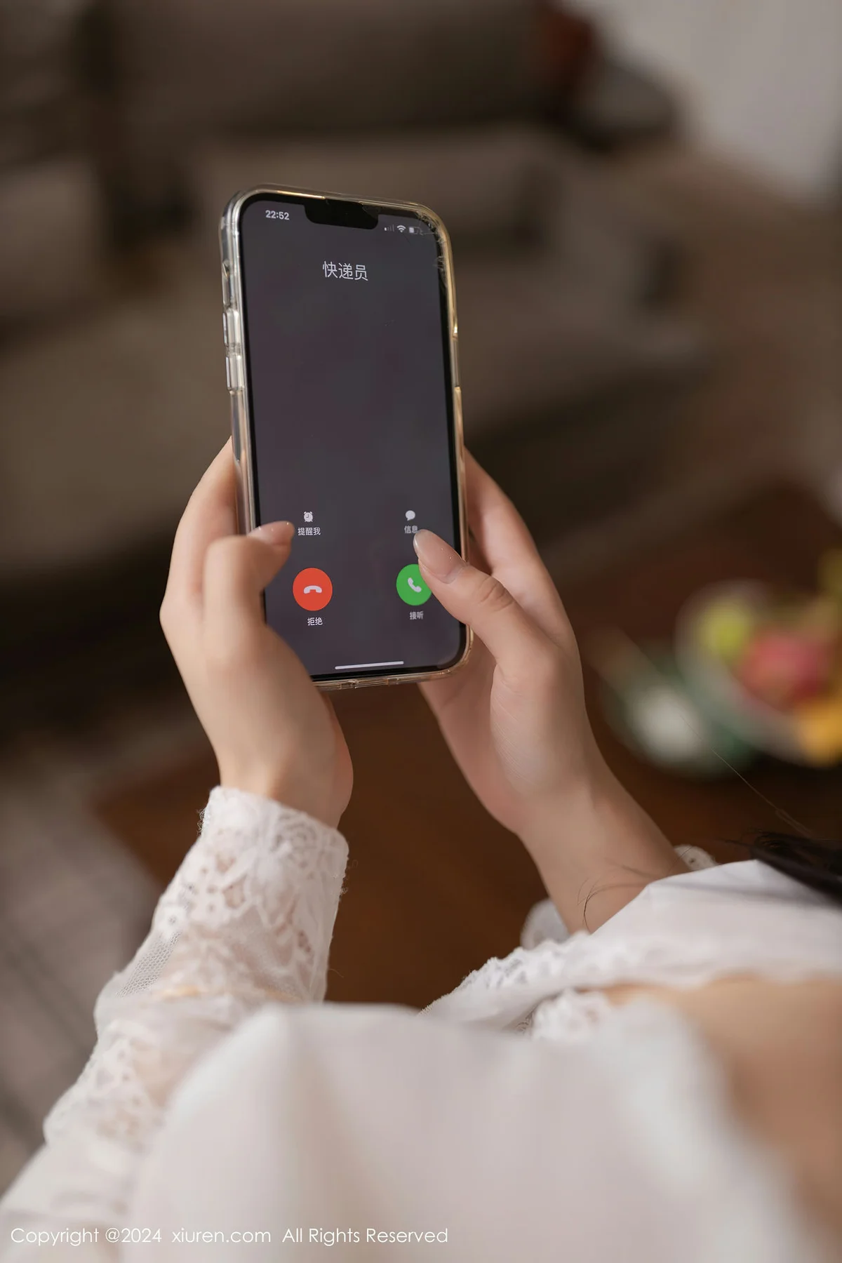 XiuRen 秀人 No.8408 谭小灵 白色轻透情趣性感写真1 - 2