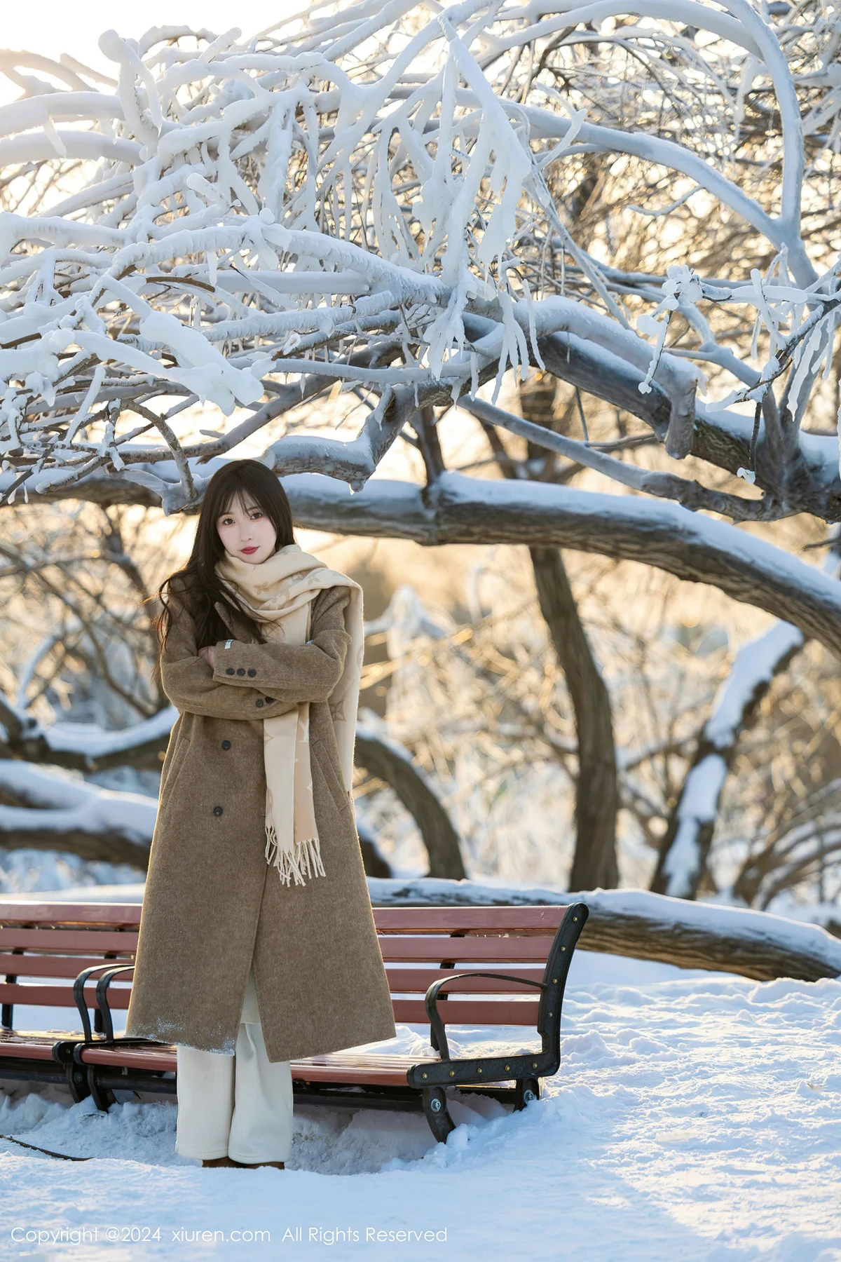 XiuRen 秀人 No.8409 林星阑 白色连体衣哈尔滨旅拍1 - 1