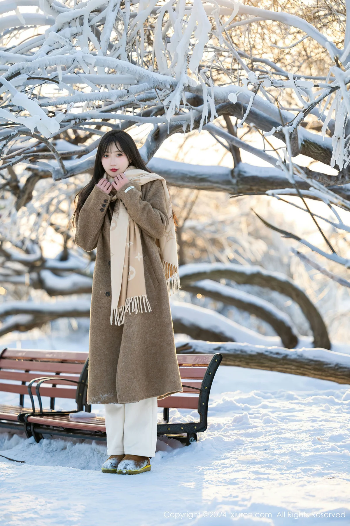 XiuRen 秀人 No.8409 林星阑 白色连体衣哈尔滨旅拍1 - 3