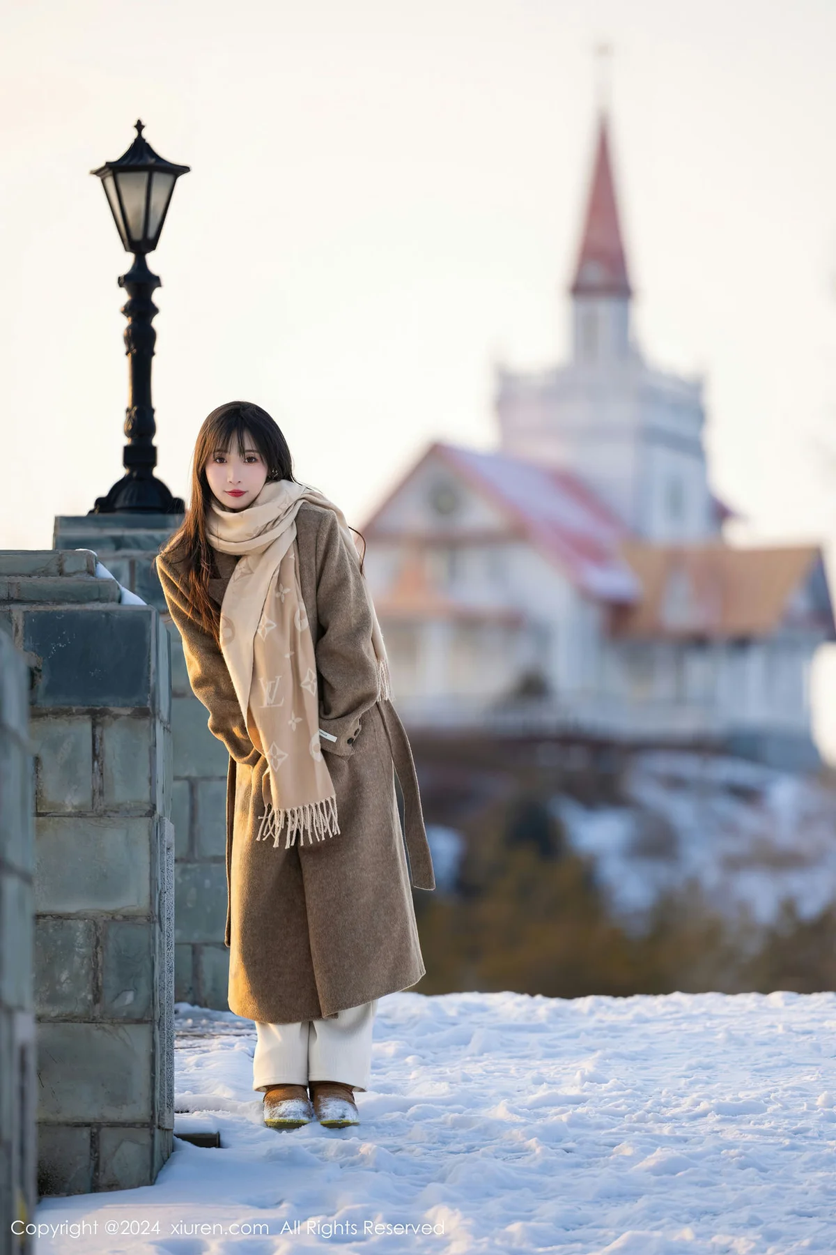 XiuRen 秀人 No.8409 林星阑 白色连体衣哈尔滨旅拍1 - 7