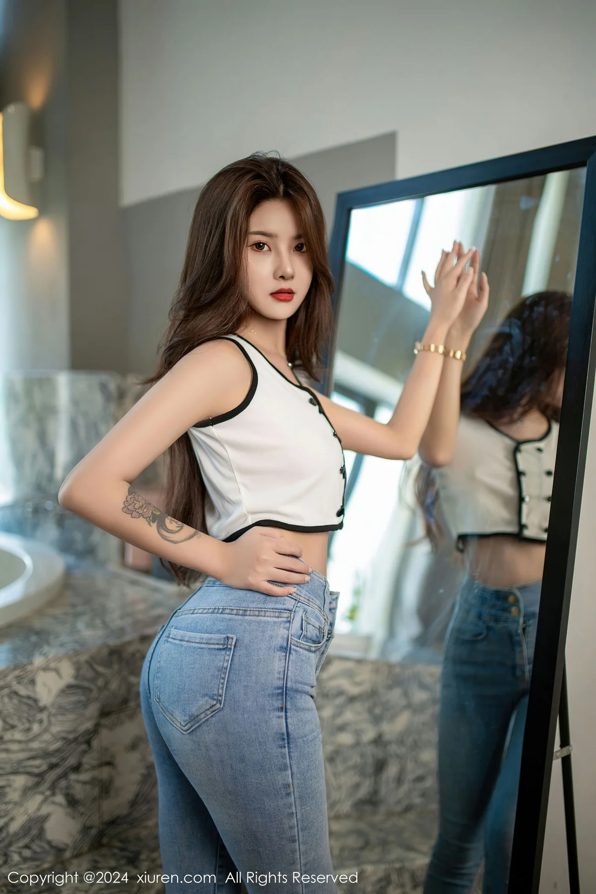 XiuRen 秀人 No.8410 仙女爱自由 粉色睡裙性感写真3 - 6