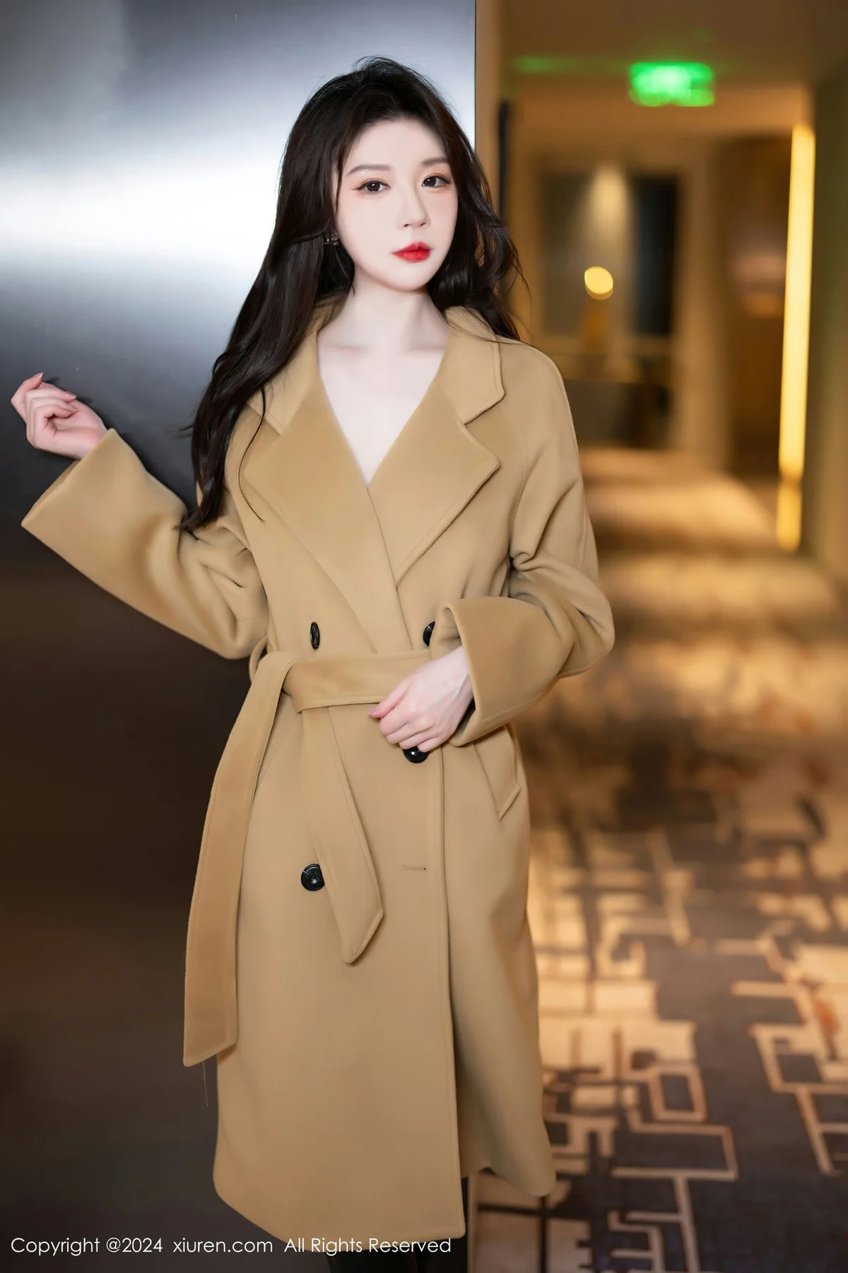 XiuRen 秀人 No.8414 王心悦 蓝色OL服饰性感写真11 - 5