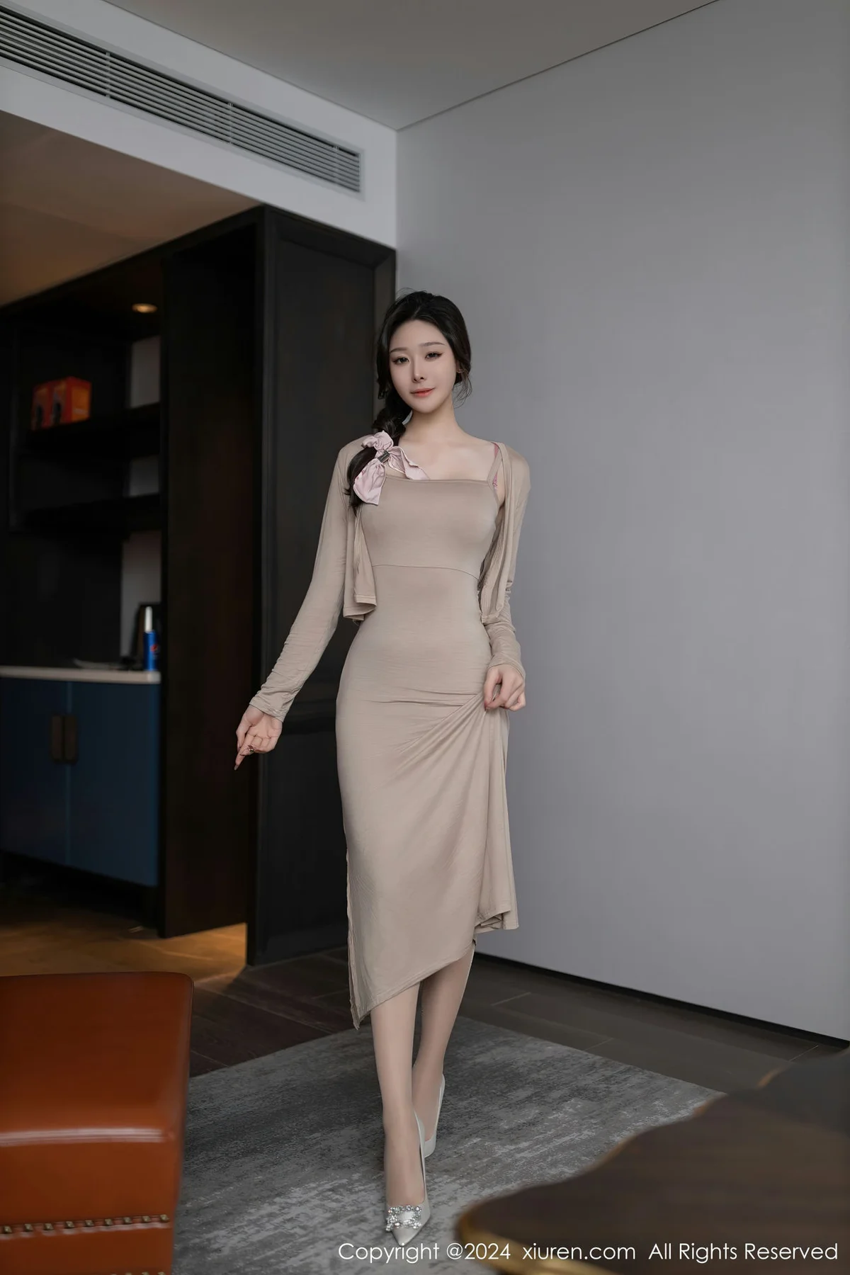 XiuRen 秀人 No.8417 小逗逗 轻透连衣裙性感写真22 - 5