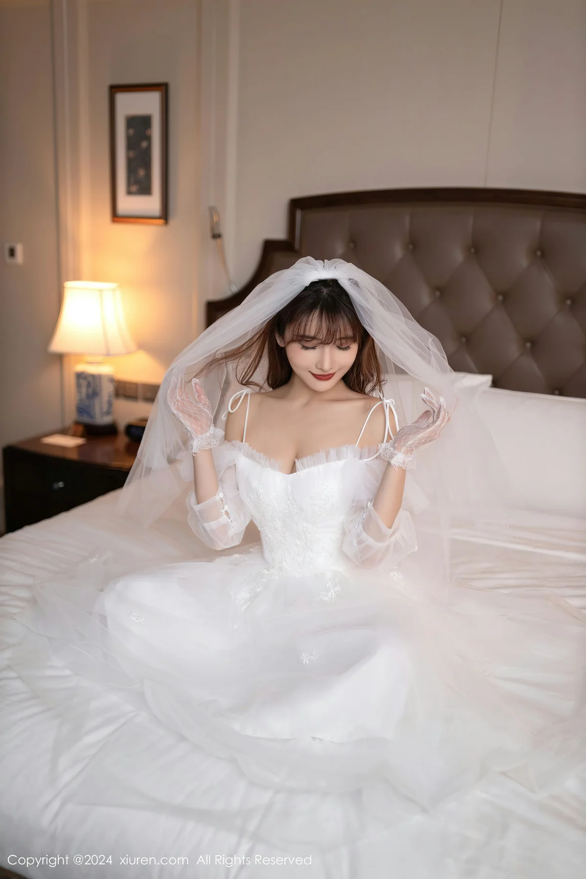 XiuRen 秀人 No.8418 陆萱萱 白色婚纱泰国旅拍111 - 2