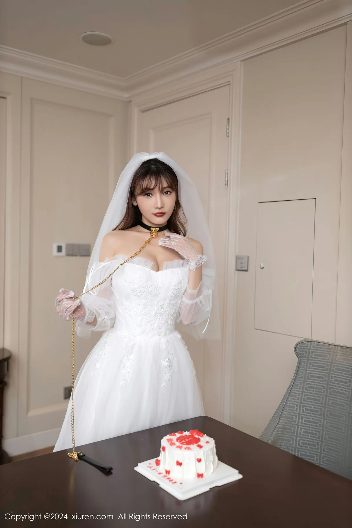 XiuRen 秀人 No.8418 陆萱萱 白色婚纱泰国旅拍111 - 8