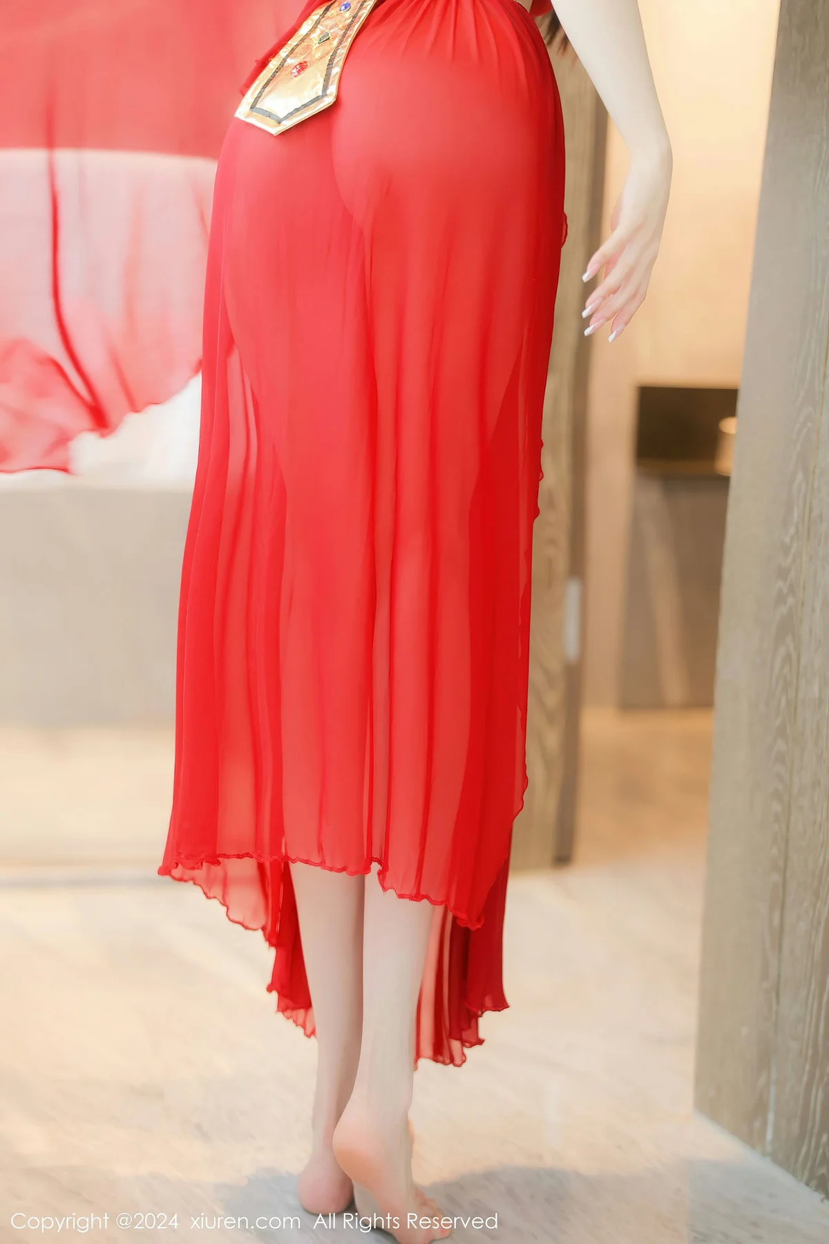 XiuRen 秀人 No.8420 清妙 红色舞裙性感写真11 - 10