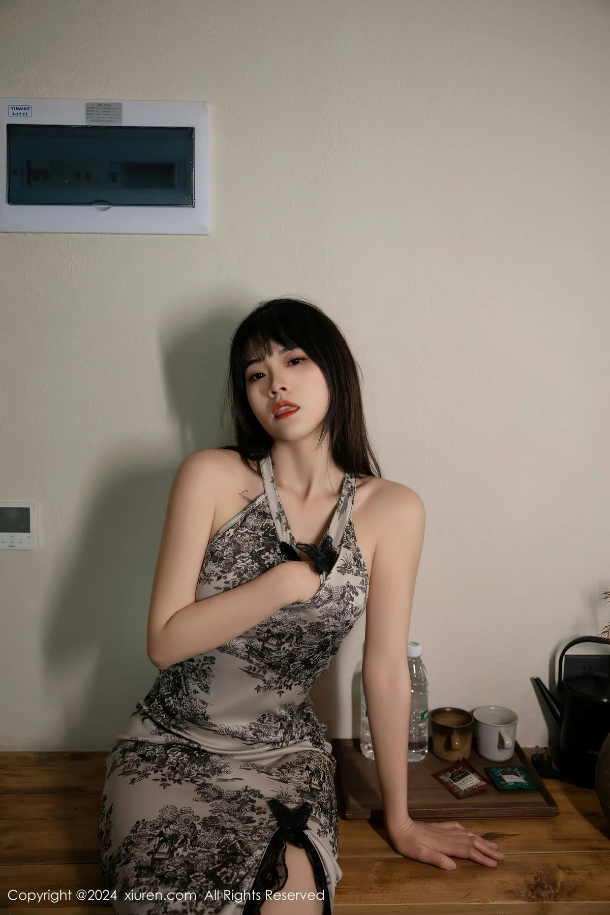 XiuRen 秀人 No.8434 唐安诺 连衣短裙性感写真 - 2