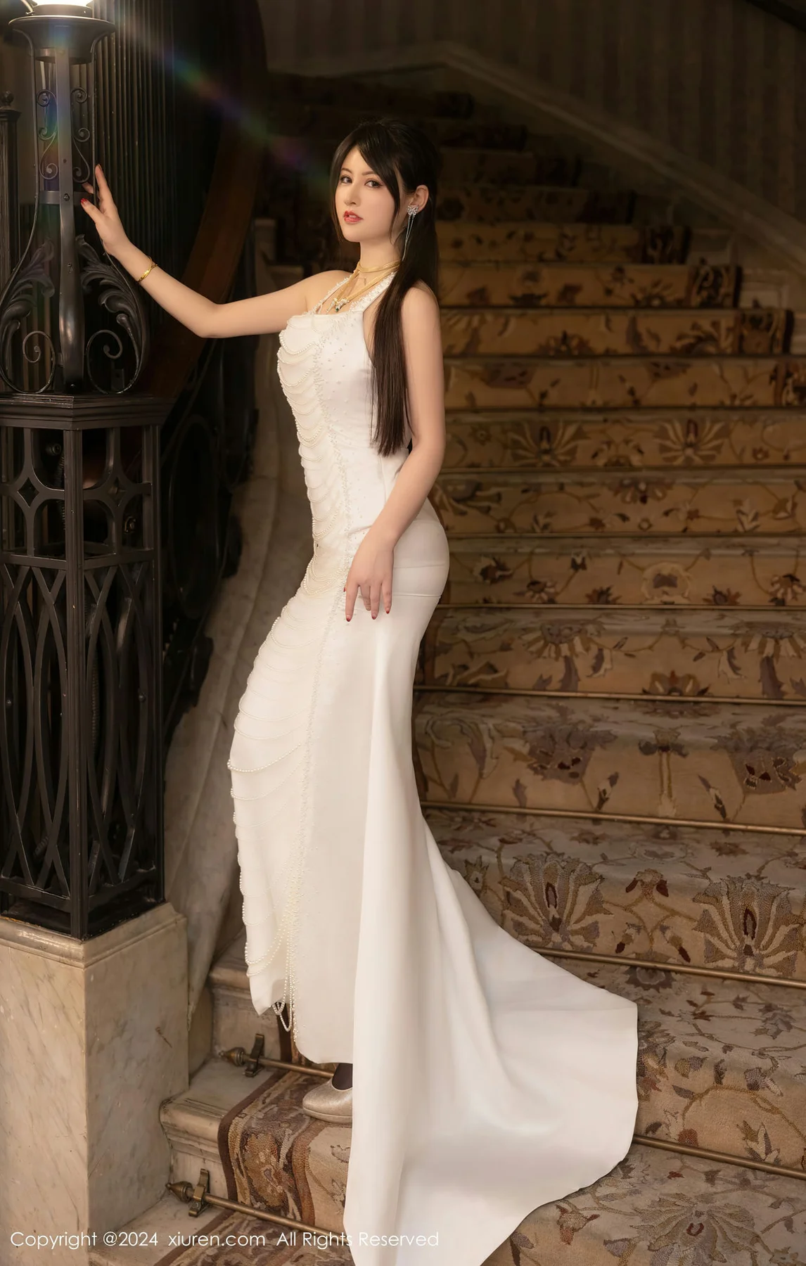 XiuRen 秀人 No.8436 诗诗kiki 粉色内衣性感写真1 - 3