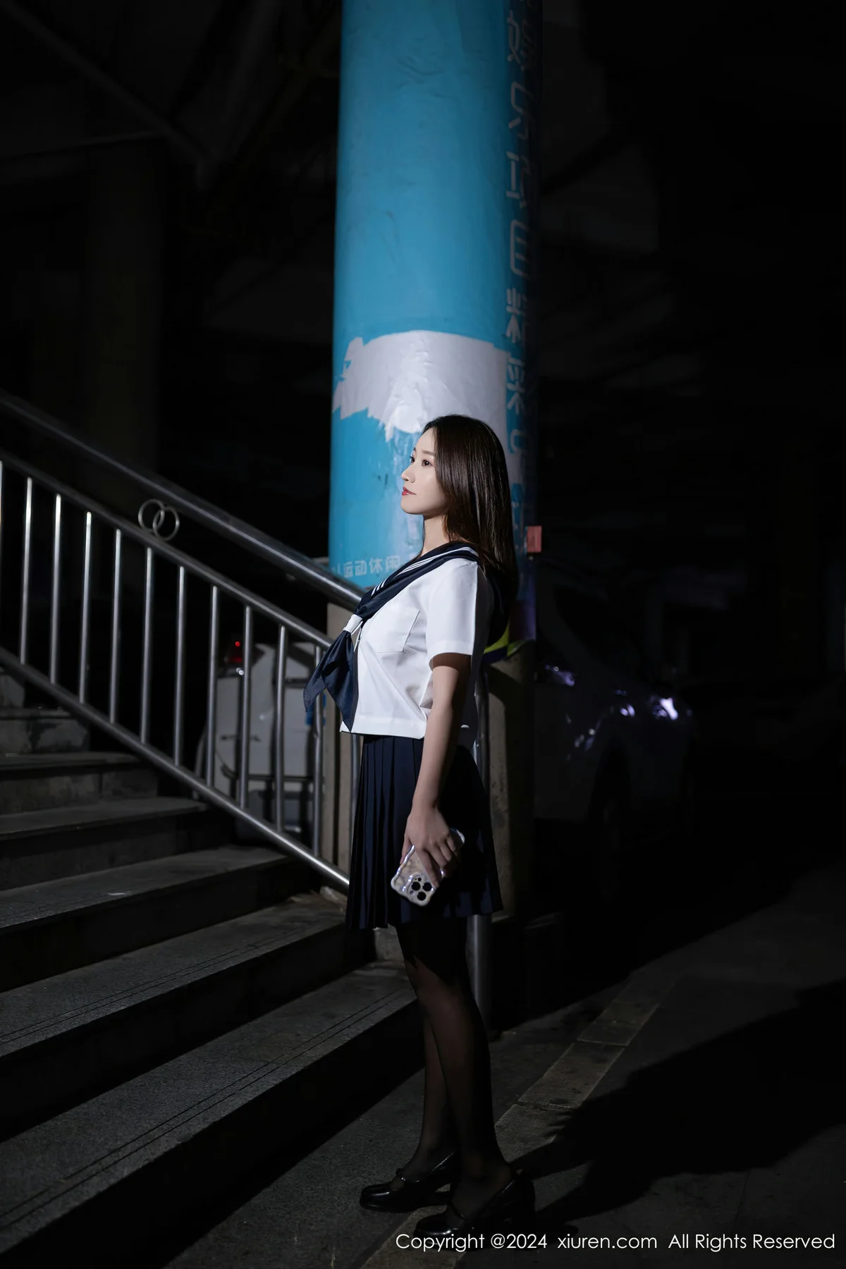 XiuRen 秀人 No.8443 杏子Yada 天台捆绑主题拍摄性感写真 - 4