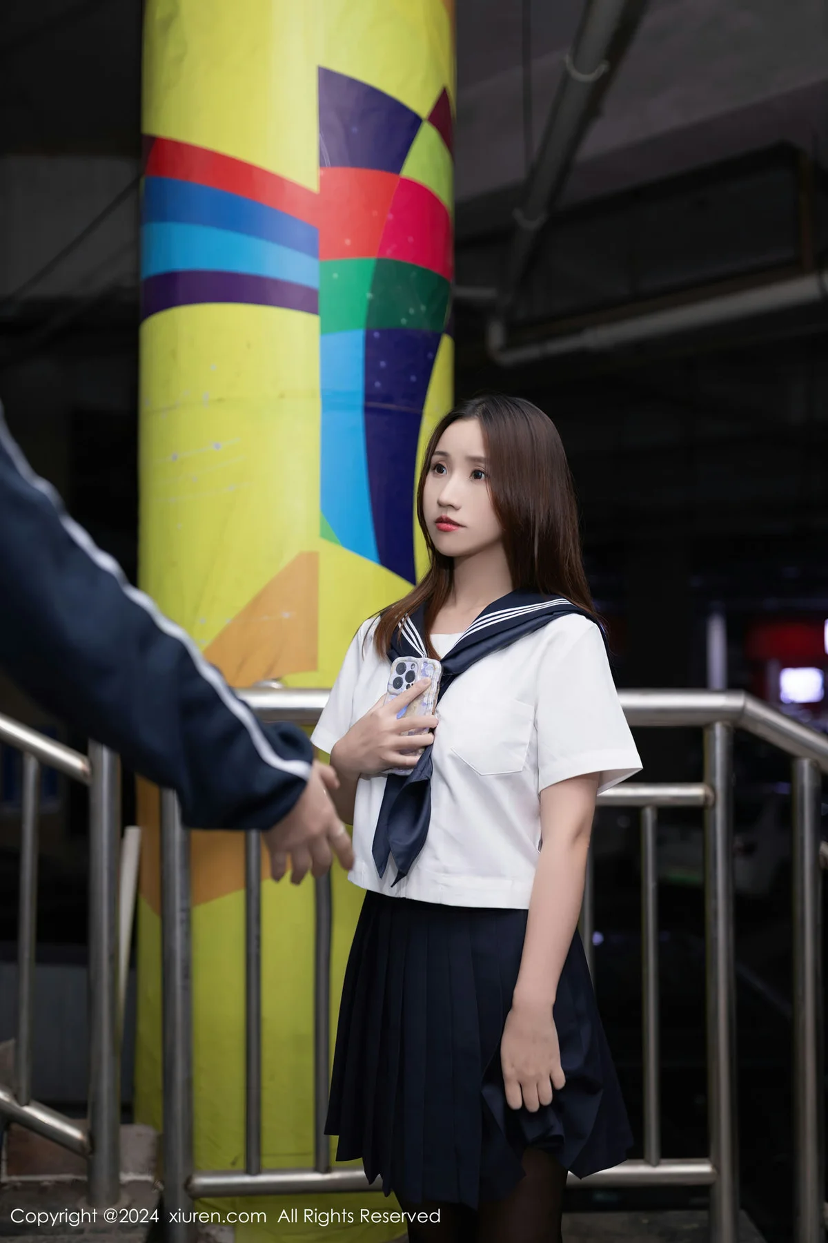 XiuRen 秀人 No.8443 杏子Yada 天台捆绑主题拍摄性感写真 - 7