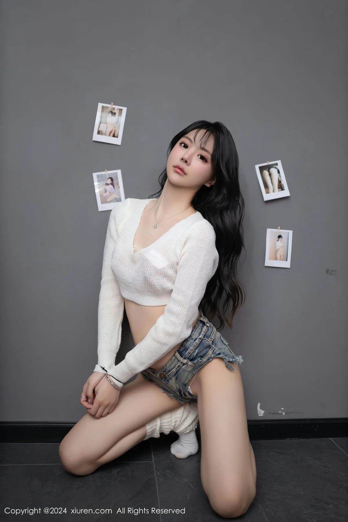 XiuRen 秀人 No.8458 幼幼 牛仔短裤性感写真1 - 1