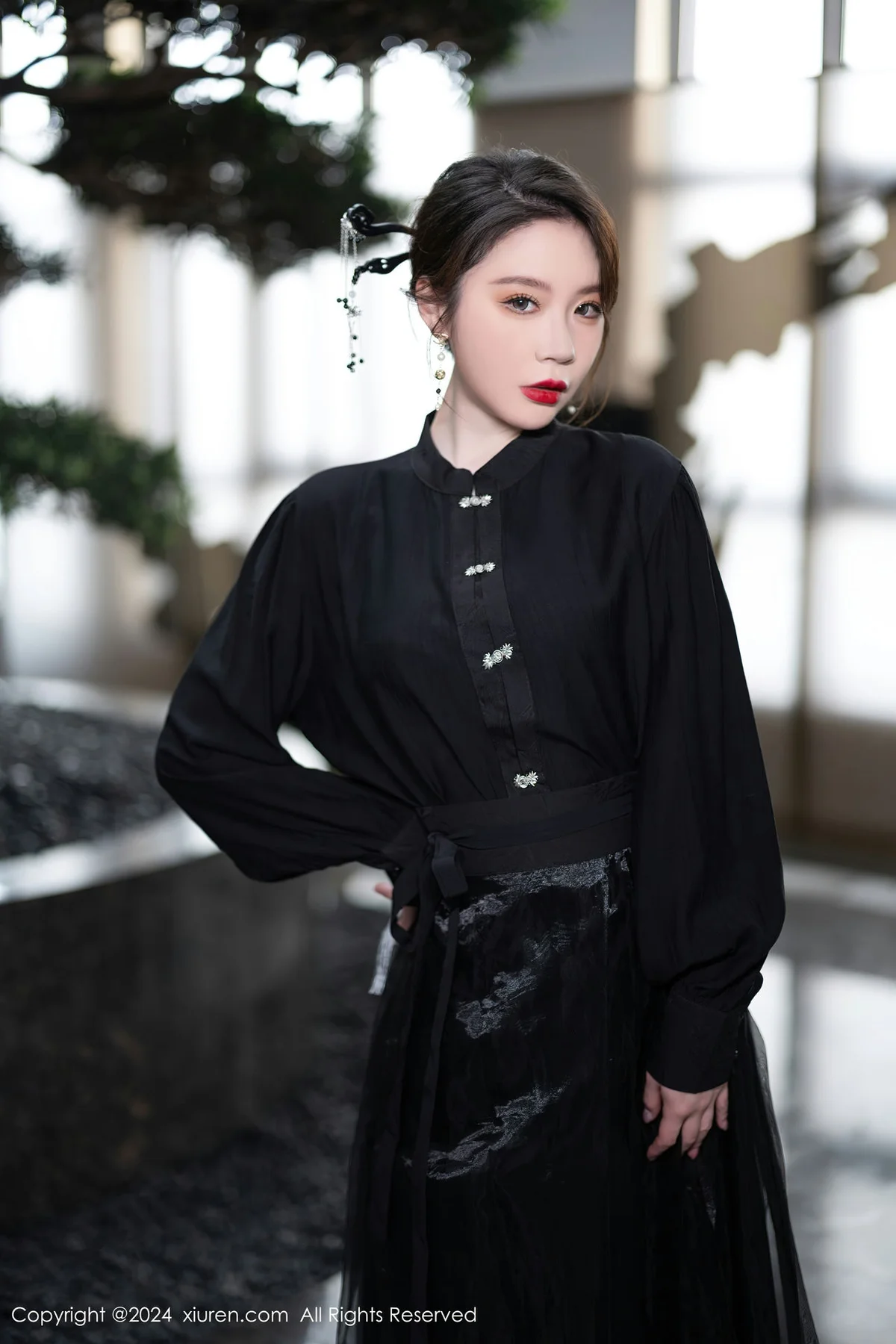 XiuRen 秀人 No.8465 梦心玥  白色轻透性感写真3 - 5